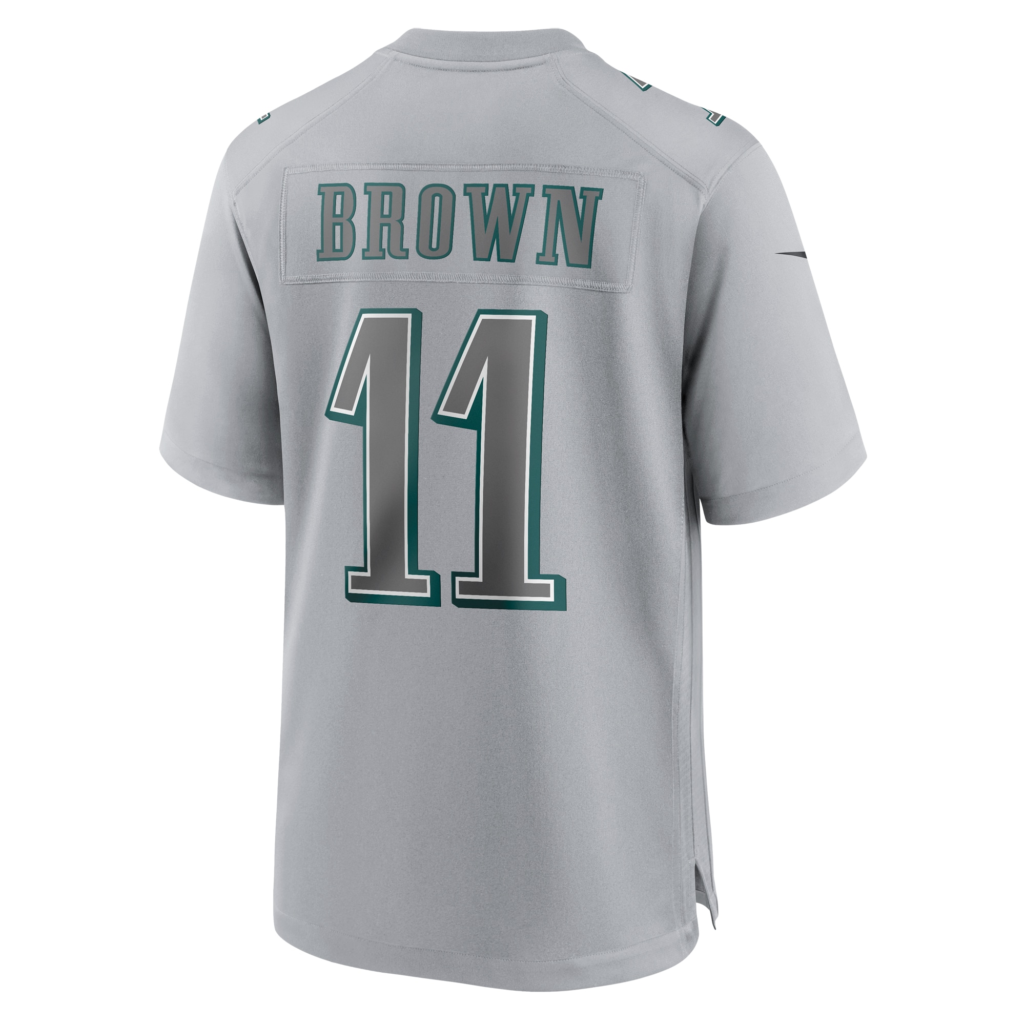 A.J. Brown Philadelphia Eagles Nike Super Bowl LVII Patch Atmosphere Fashion Game Jersey - Gray - vstockx