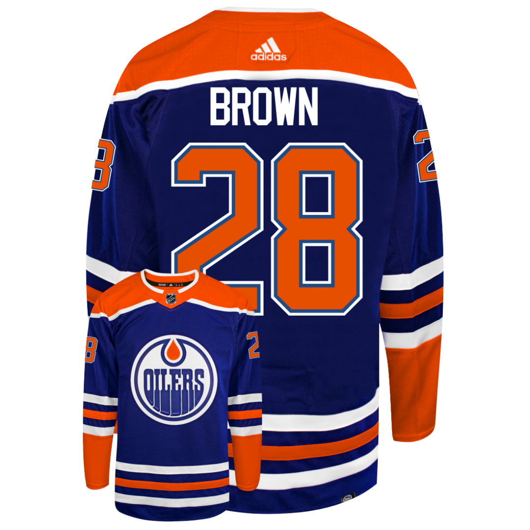 Connor Brown Edmonton Oilers 2022 Adidas Primegreen Authentic NHL Hockey Jersey - vstockx