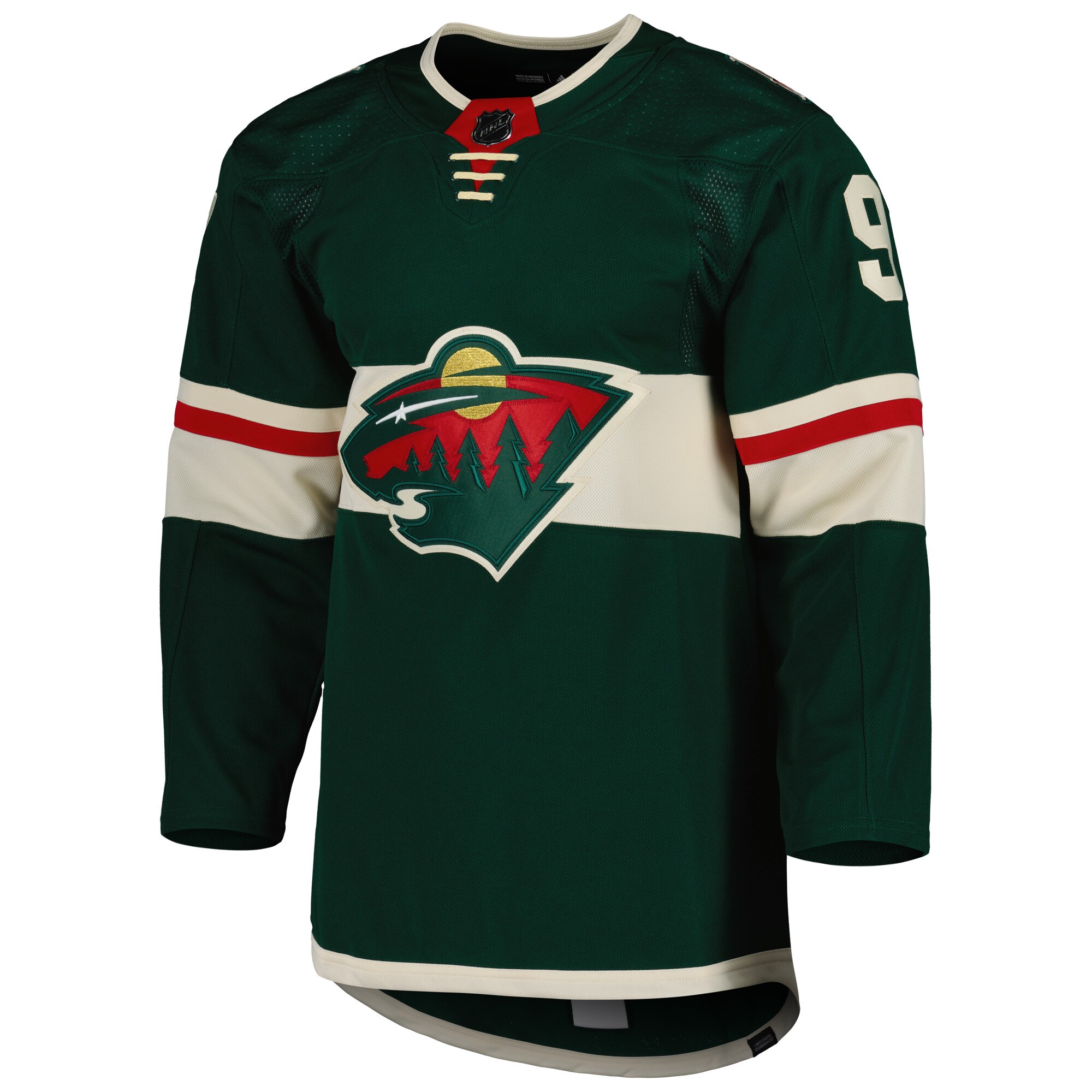 Kirill Kaprizov Minnesota Wild adidas Home Primegreen Authentic Pro Player Jersey - Green - vstockx