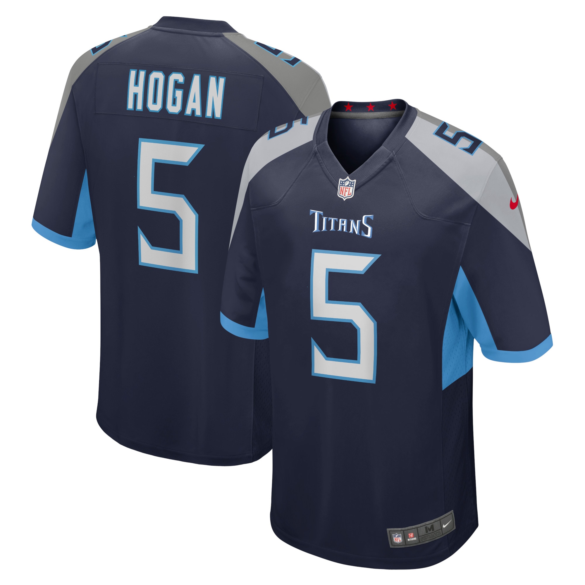 Kevin Hogan Tennessee Titans Nike Home Game Player Jersey - Navy - vstockx