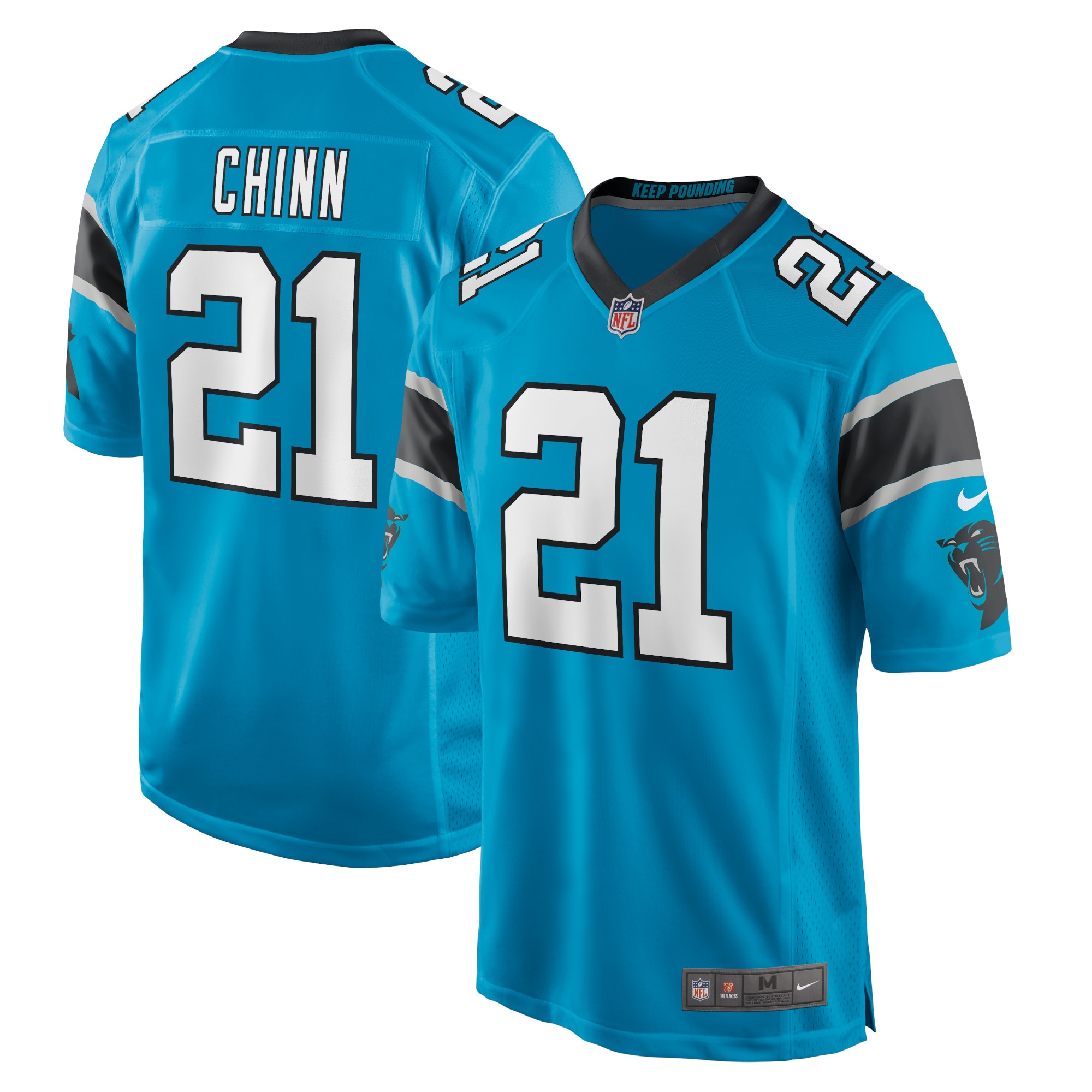 Jeremy Chinn Carolina Panthers Nike Game Jersey - Blue - vstockx