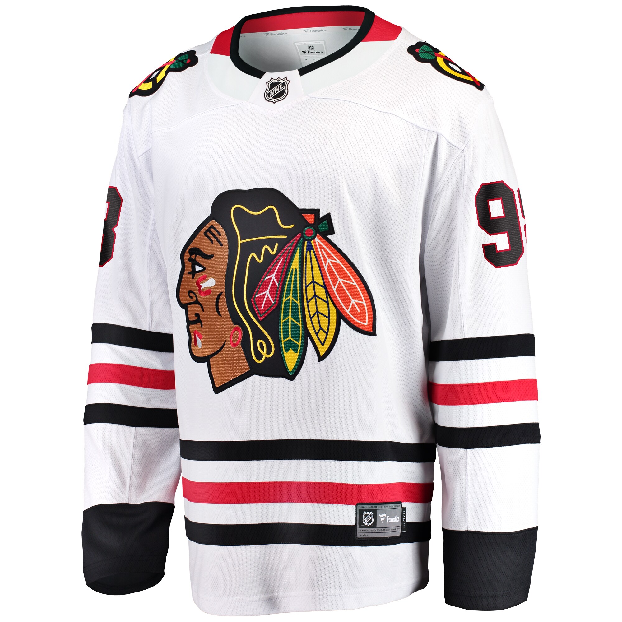 Connor Bedard Chicago Blackhawks Fanatics Branded Away Breakaway Player Jersey - White - vstockx