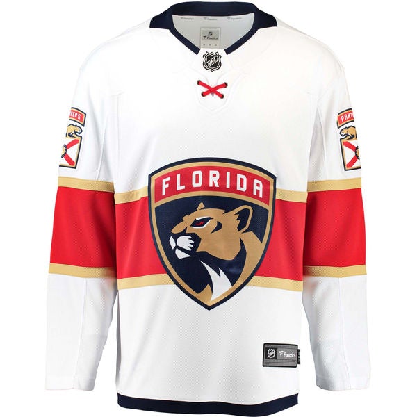 Florida Panthers NHL Men's Breakaway Away Jersey - White - vstockx