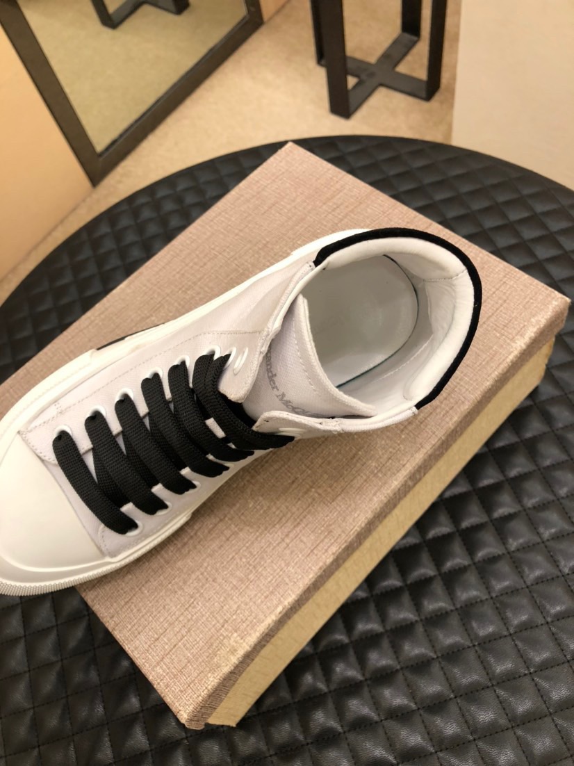 Mc Queen McQueen  high top new casual cloth shoes Size: Men's 38-44 - vstockx