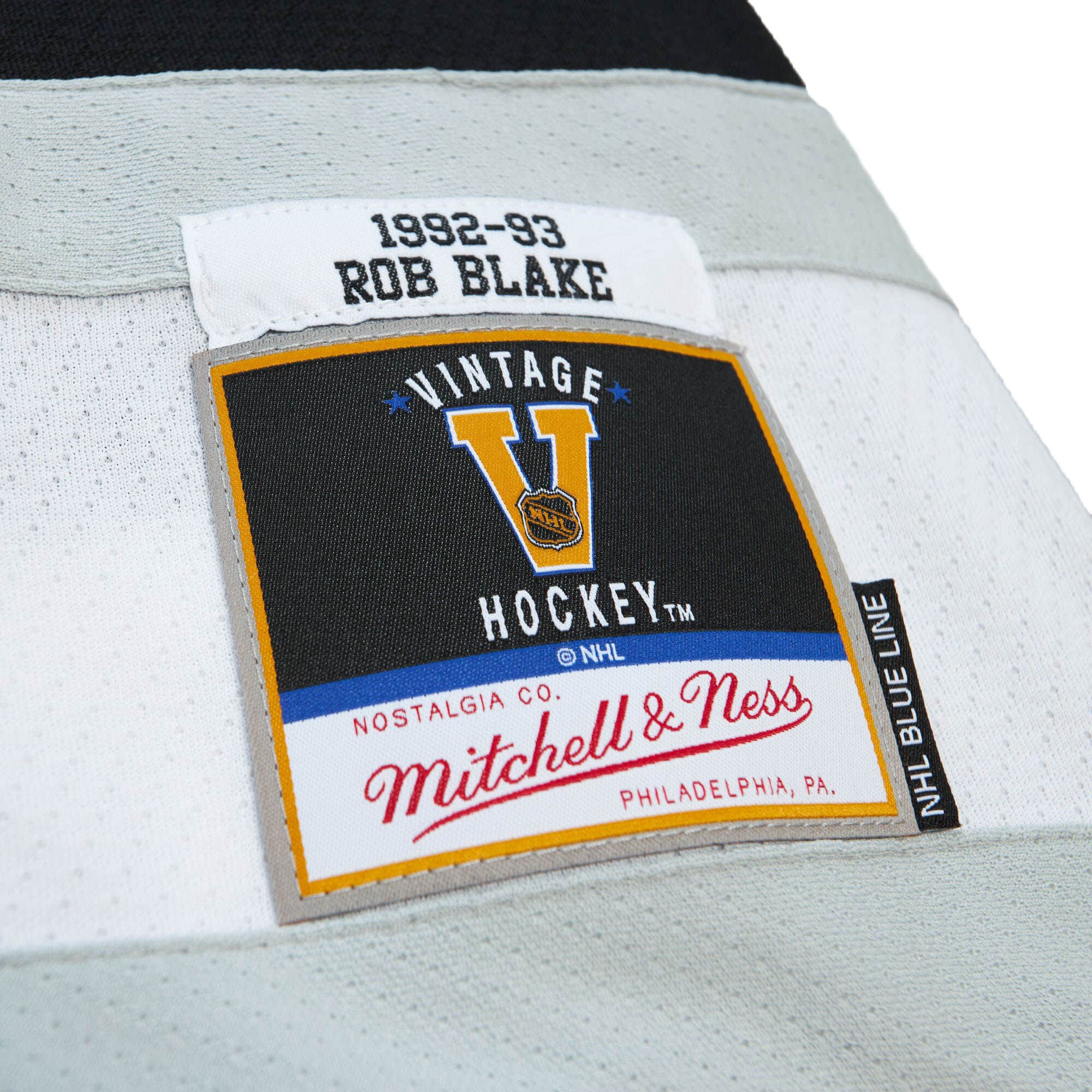 Blue Line Rob Blake Los Angeles Kings 1992 Jersey - vstockx