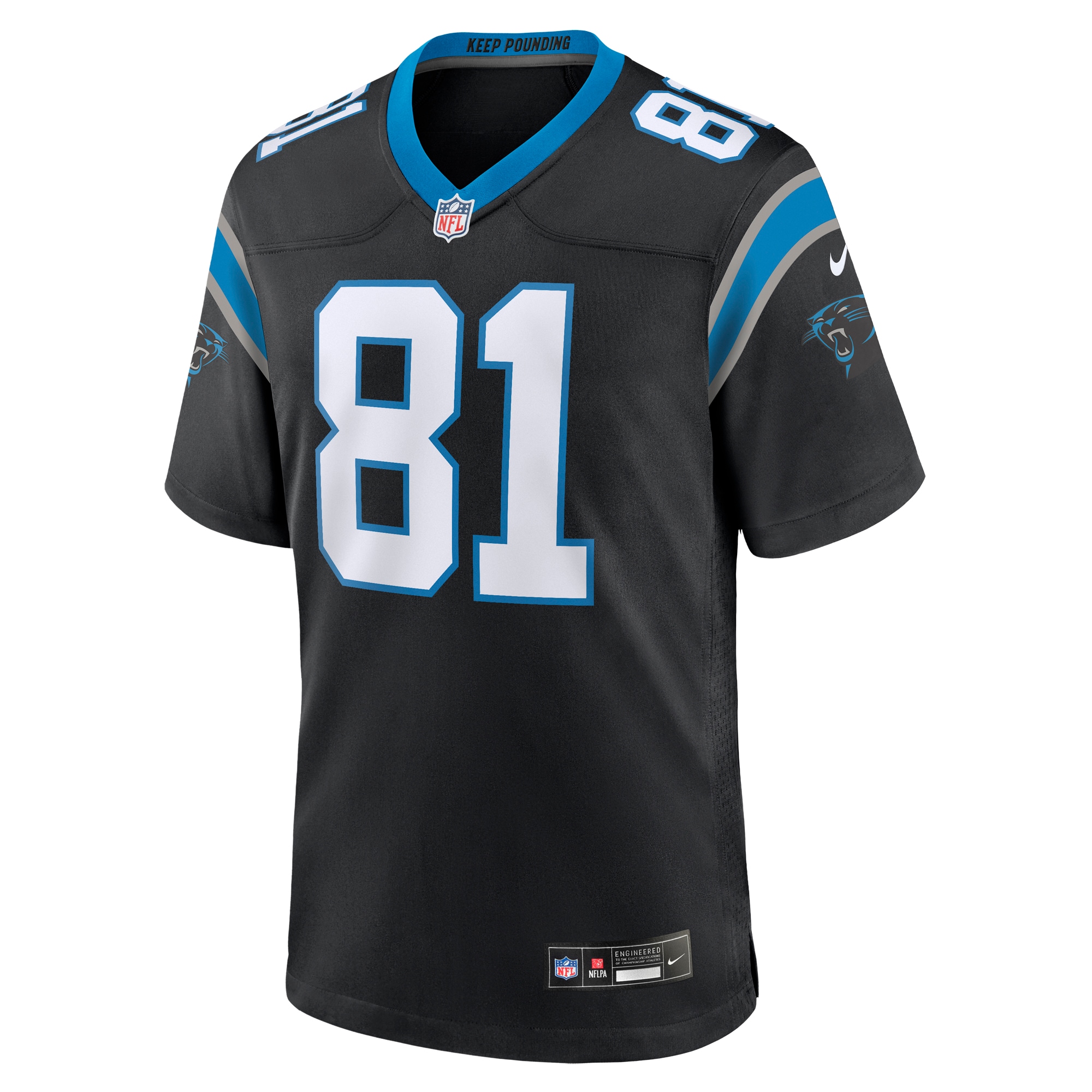 Hayden Hurst Carolina Panthers Nike Team Game Jersey - Black - vstockx