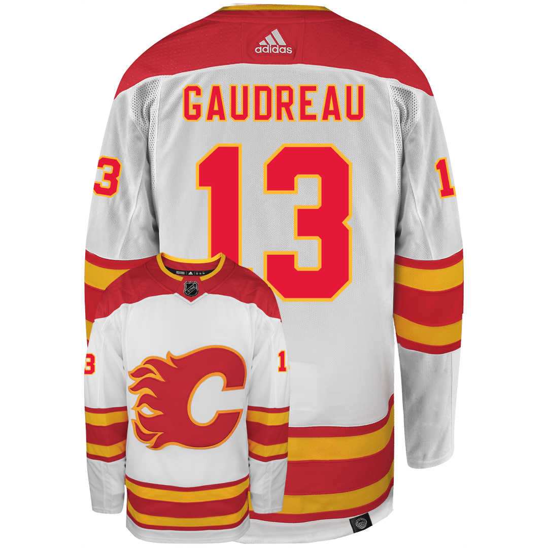 Johnny Gaudreau Calgary Flames Adidas Primegreen Authentic NHL Hockey Jersey - vstockx
