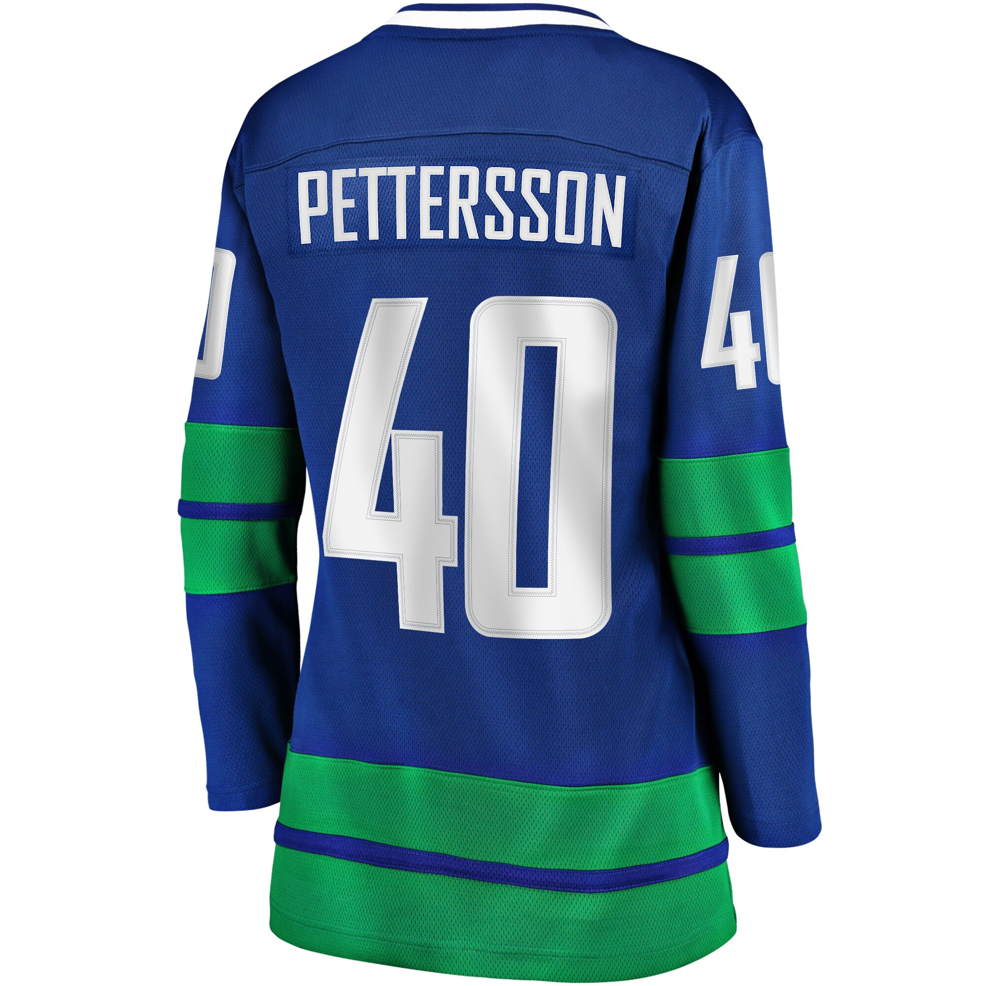 Elias Pettersson Vancouver Canucks Fanatics Branded Women's 2019/20 Alternate Premier Breakaway Player Jersey - Royal - vstockx