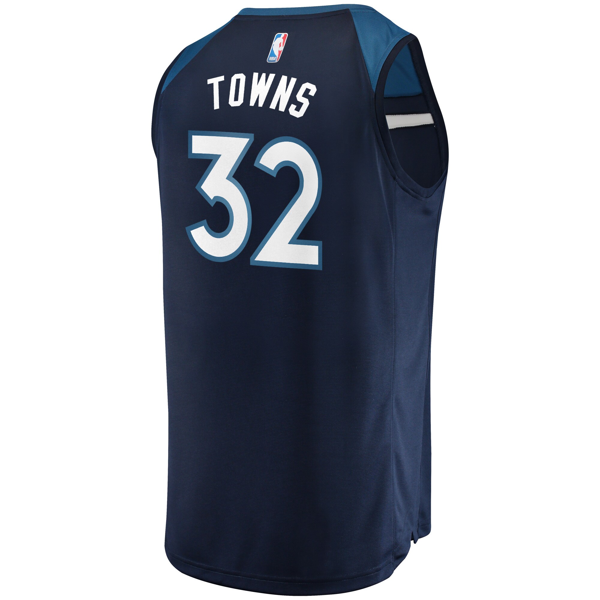 Karl-Anthony Towns Minnesota Timberwolves Fanatics Branded Fast Break Replica Player Jersey Navy - Icon Edition - vstockx