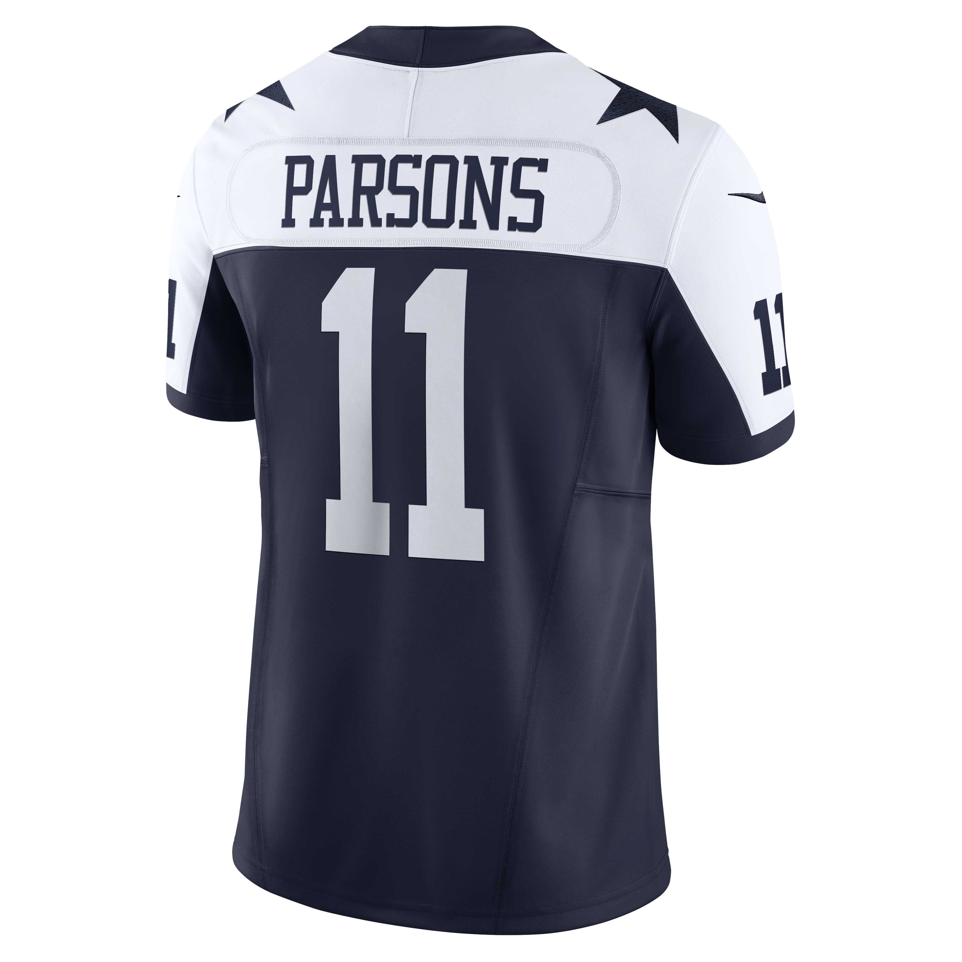 Men's Nike Micah Parsons Navy Dallas Cowboys Vapor F.U.S.E. Limited Jersey - vstockx