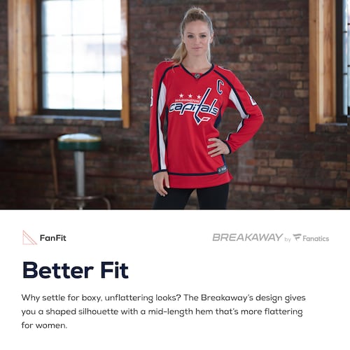 Women's Fanatics Branded Evgeny Kuznetsov Red Washington Capitals Breakaway Player Jersey - vstockx