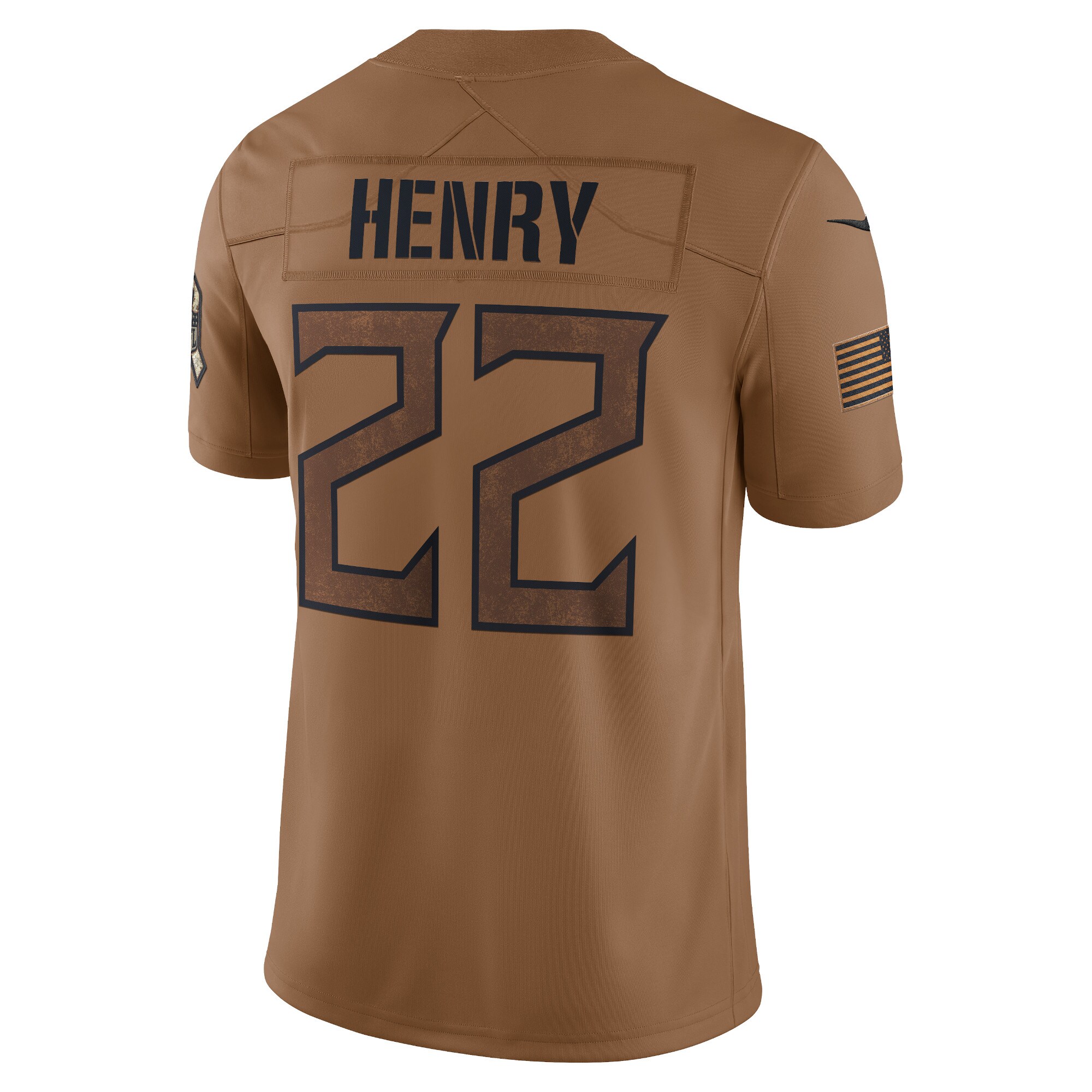 Derrick Henry Tennessee Titans Nike 2023 Salute To Service Limited Jersey - Brown - vstockx
