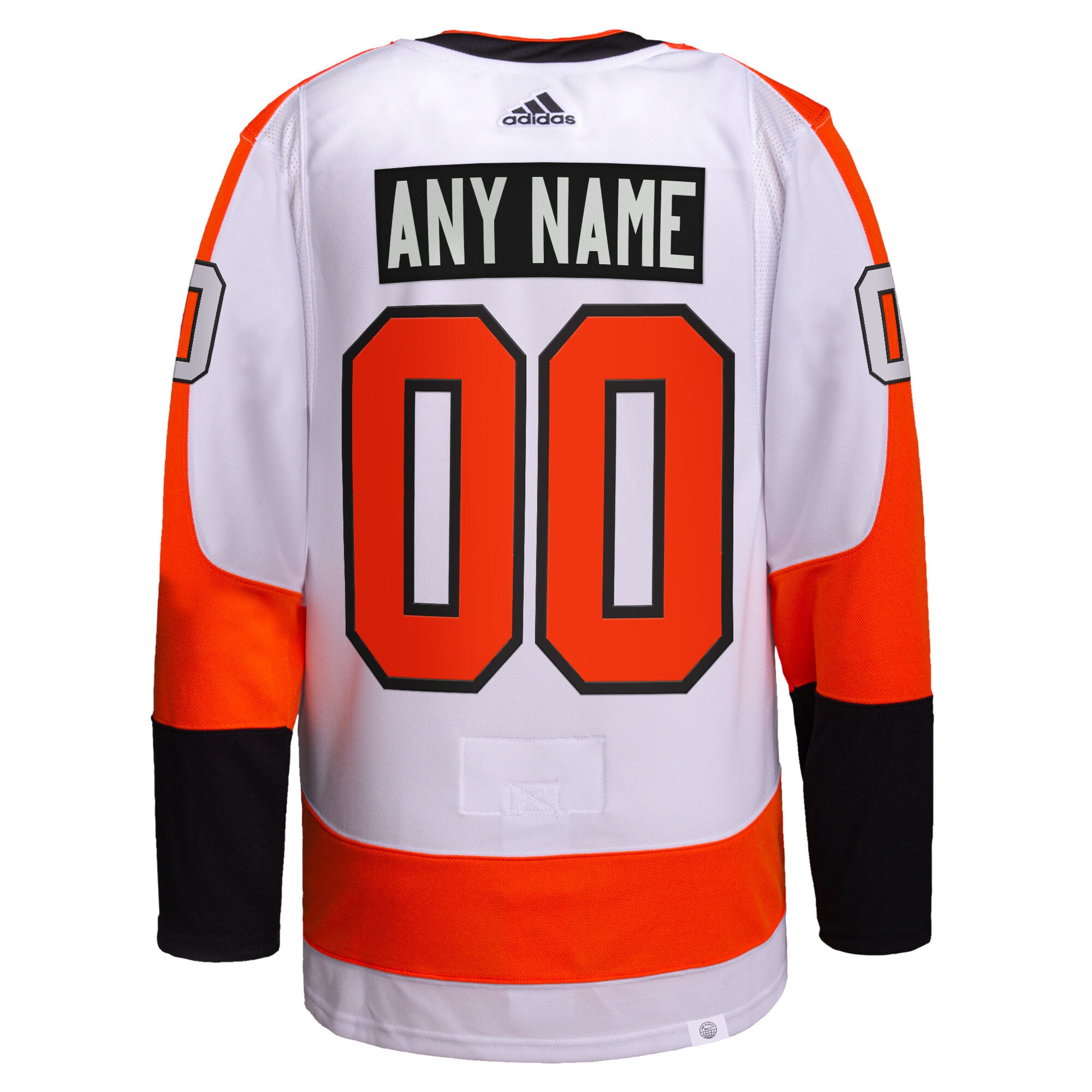 Philadelphia Flyers adidas Away Authentic Pro Custom Jersey - White - vstockx