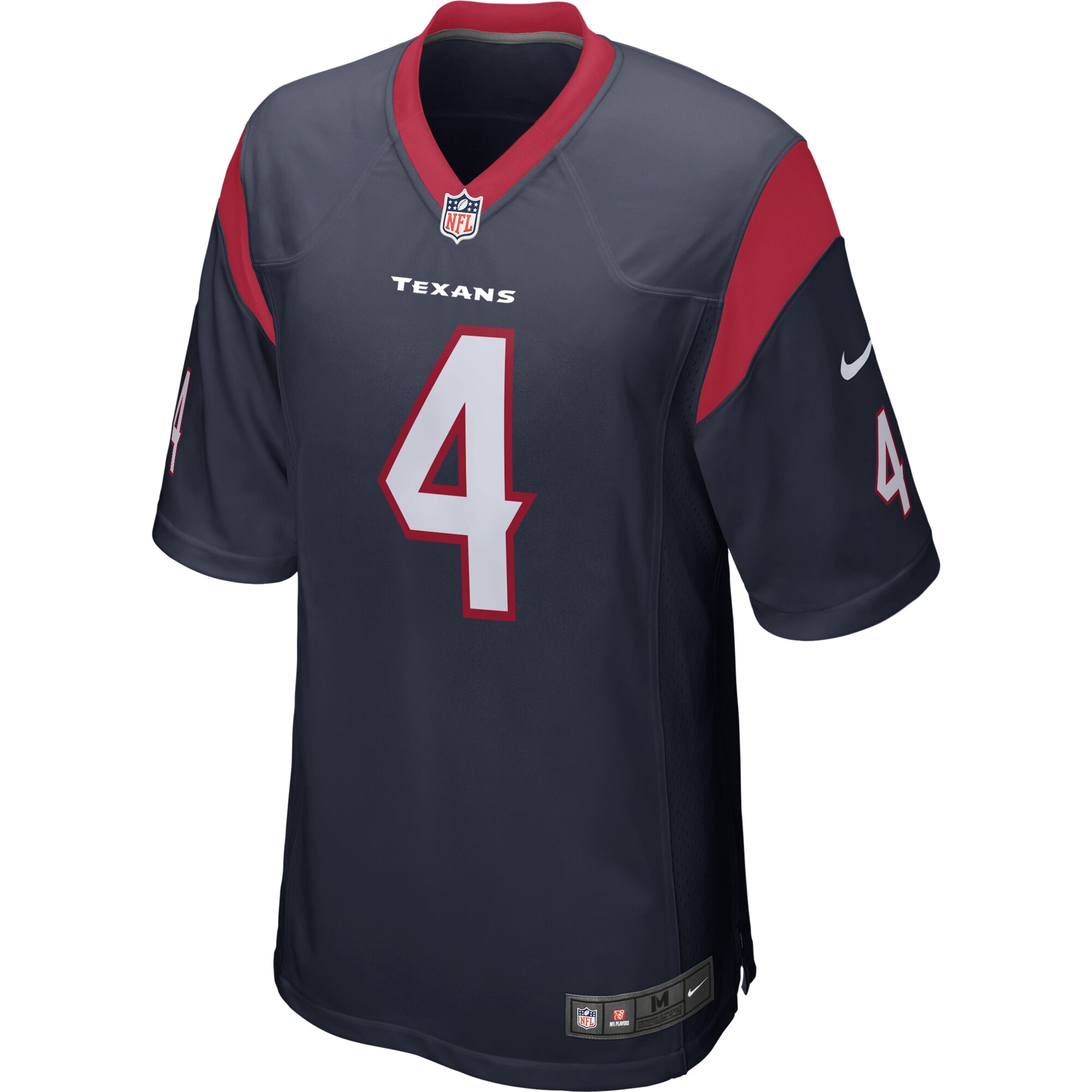 Deshaun Watson Houston Texans Nike Game Jersey - Navy - vstockx