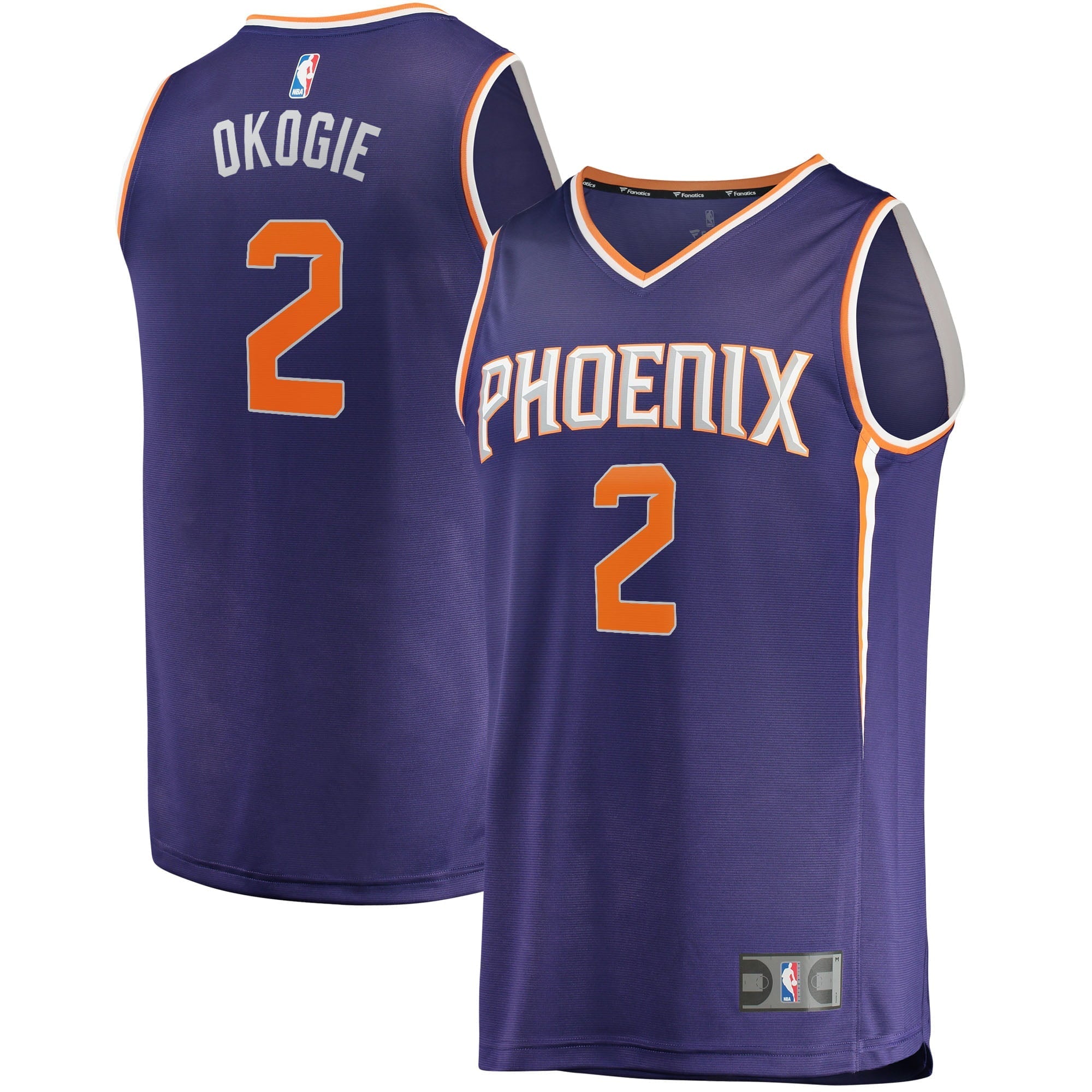 Men's Fanatics Branded Josh Okogie Purple Phoenix Suns Fast Break Replica Jersey - Icon Edition - vstockx