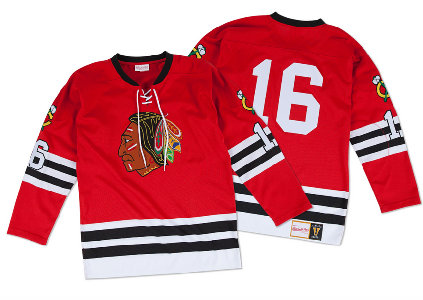 Bobby Hull Chicago Blackhawks 1960-61 Authentic Jersey By Mitchell & Ness - vstockx