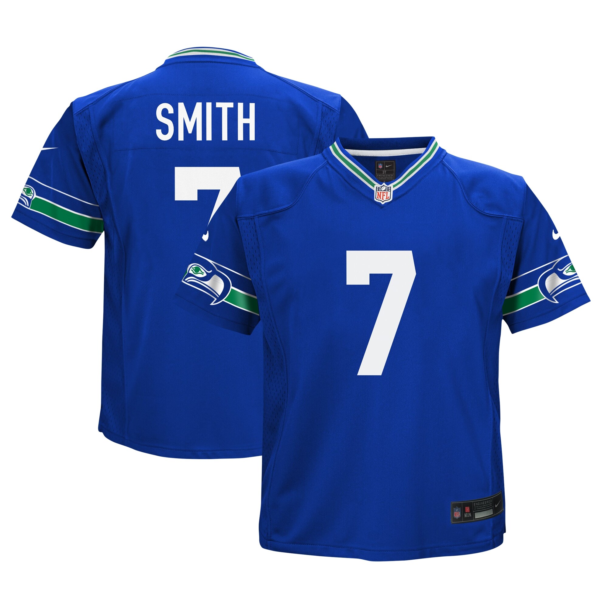Geno Smith Seattle Seahawks Nike Preschool Game Jersey - Royal - vstockx