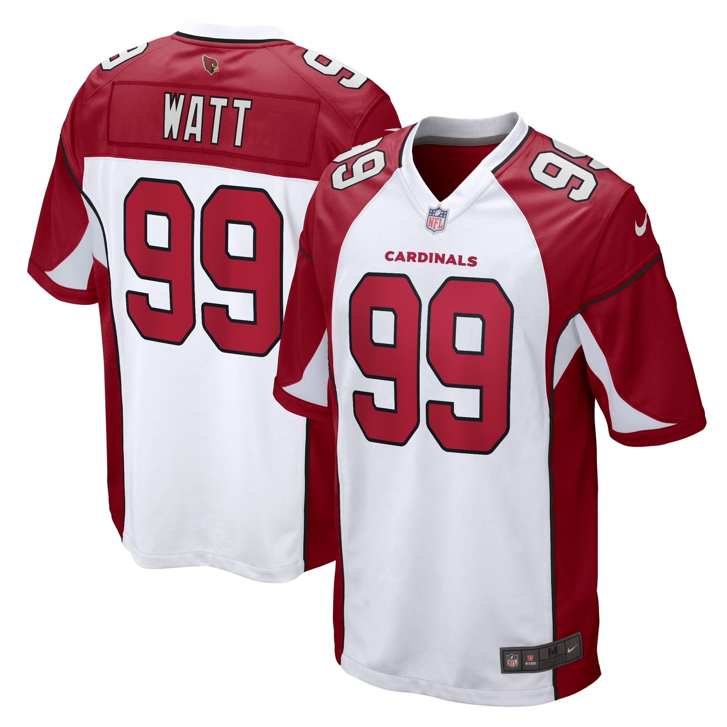Men's Nike J.J. Watt White Arizona Cardinals Game Jersey - vstockx