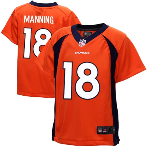 Peyton Manning Denver Broncos Nike Toddler Game Jersey - Orange - vstockx