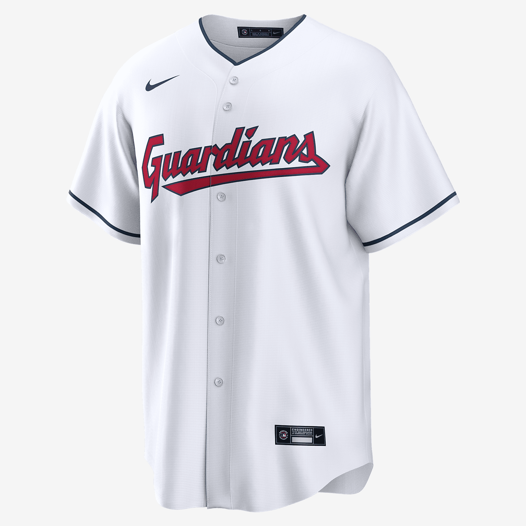 MLB Cleveland Guardians (Jose Ramirez) Men's Replica Baseball Jersey - White - vstockx