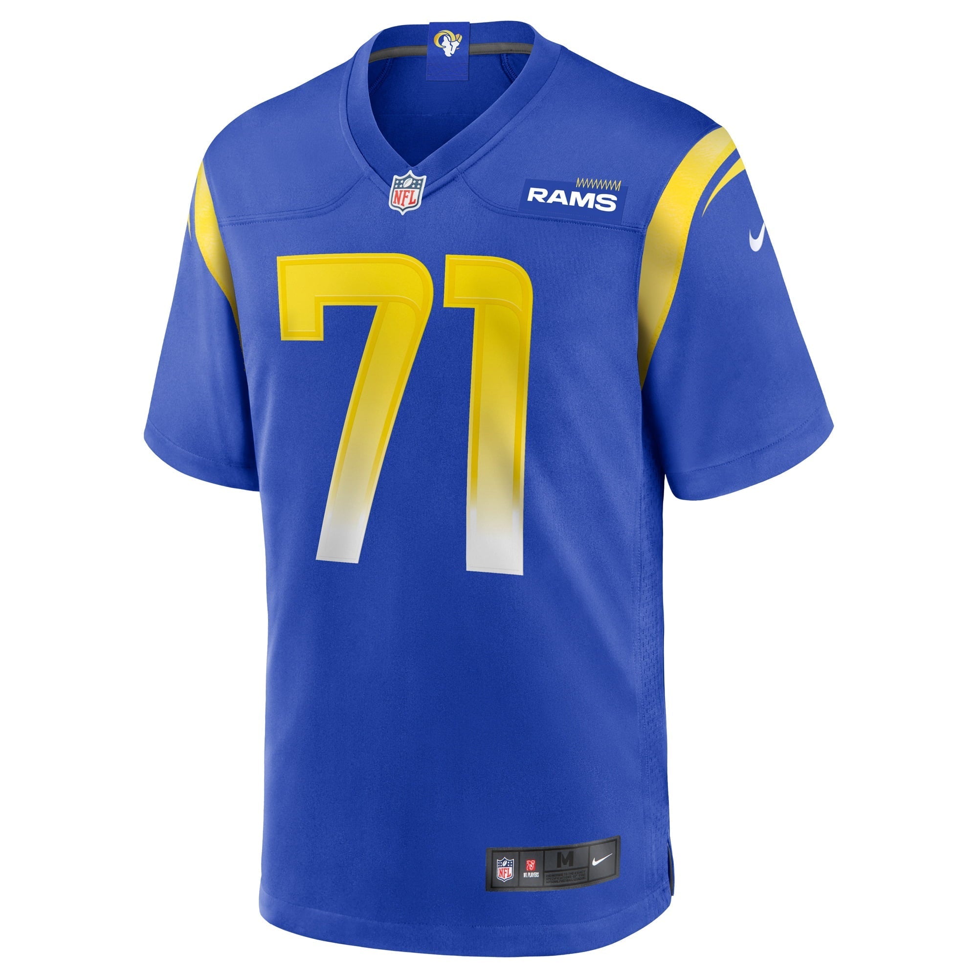 Men's Nike Bobby Evans Royal Los Angeles Rams Game Jersey - vstockx