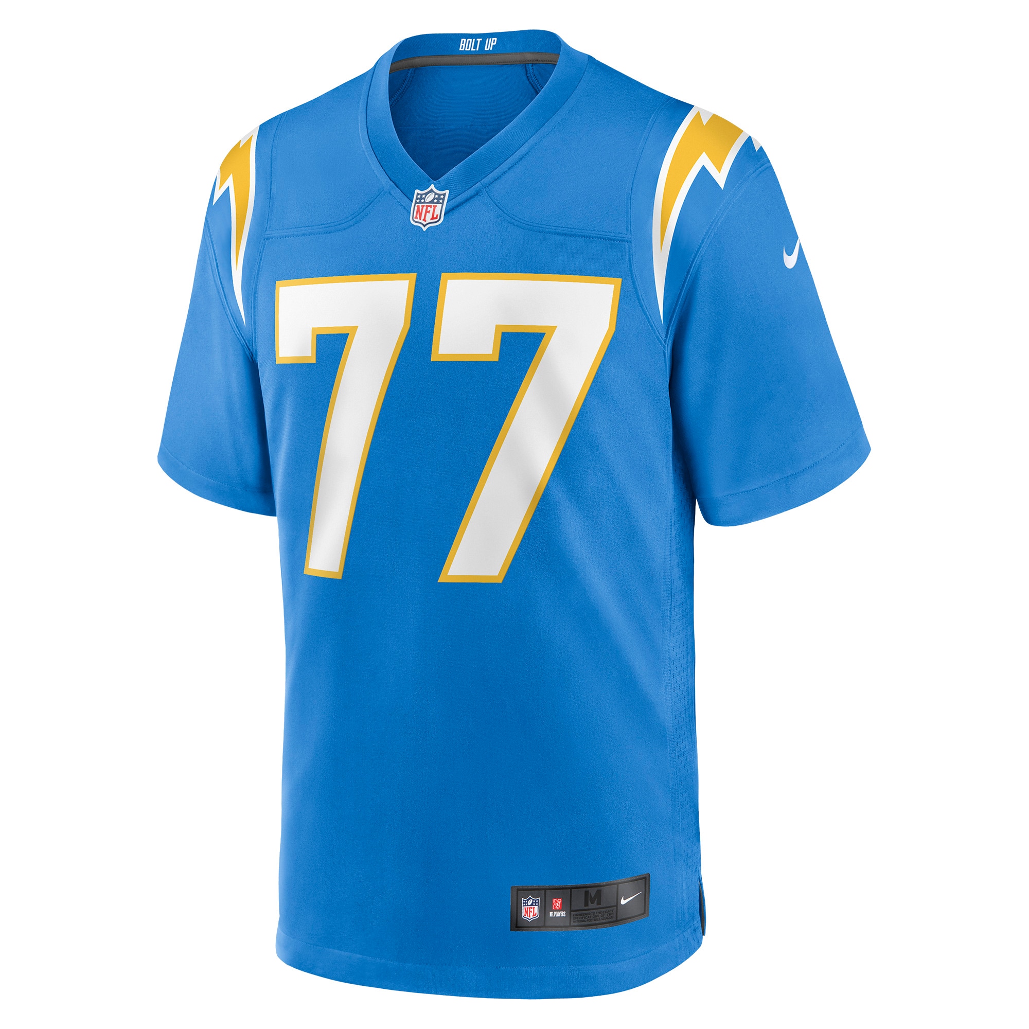 Zion Johnson Los Angeles Chargers Nike Player Game Jersey - Powder Blue - vstockx