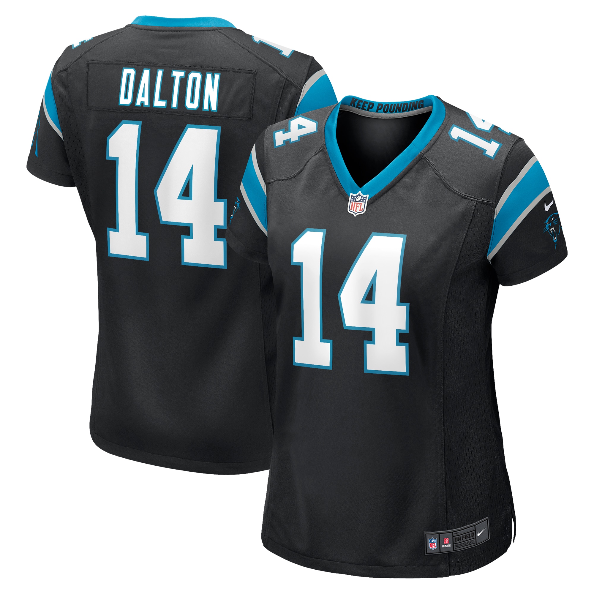 Andy Dalton Carolina Panthers Nike Women's Game Player Jersey - Black - vstockx