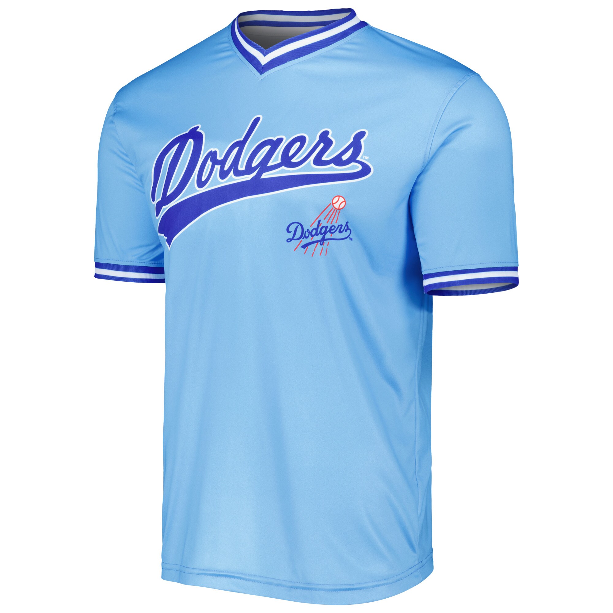 Los Angeles Dodgers Stitches Cooperstown Collection Team Jersey - Light Blue - vstockx