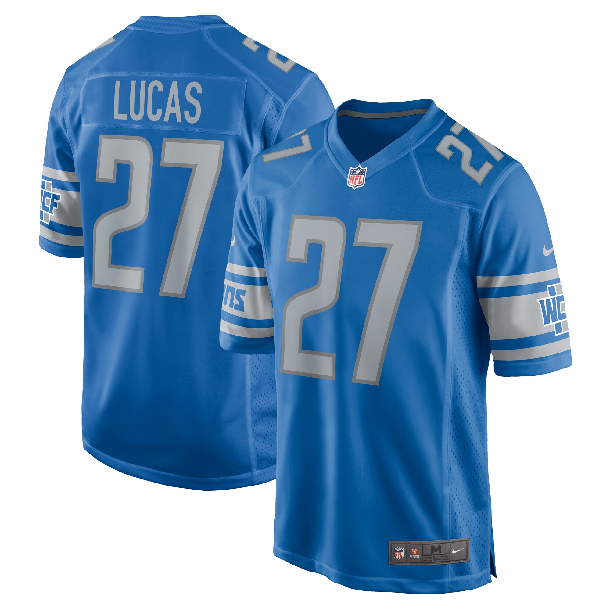 Chase Lucas Detroit Lions Nike Team Game Jersey - Blue - vstockx