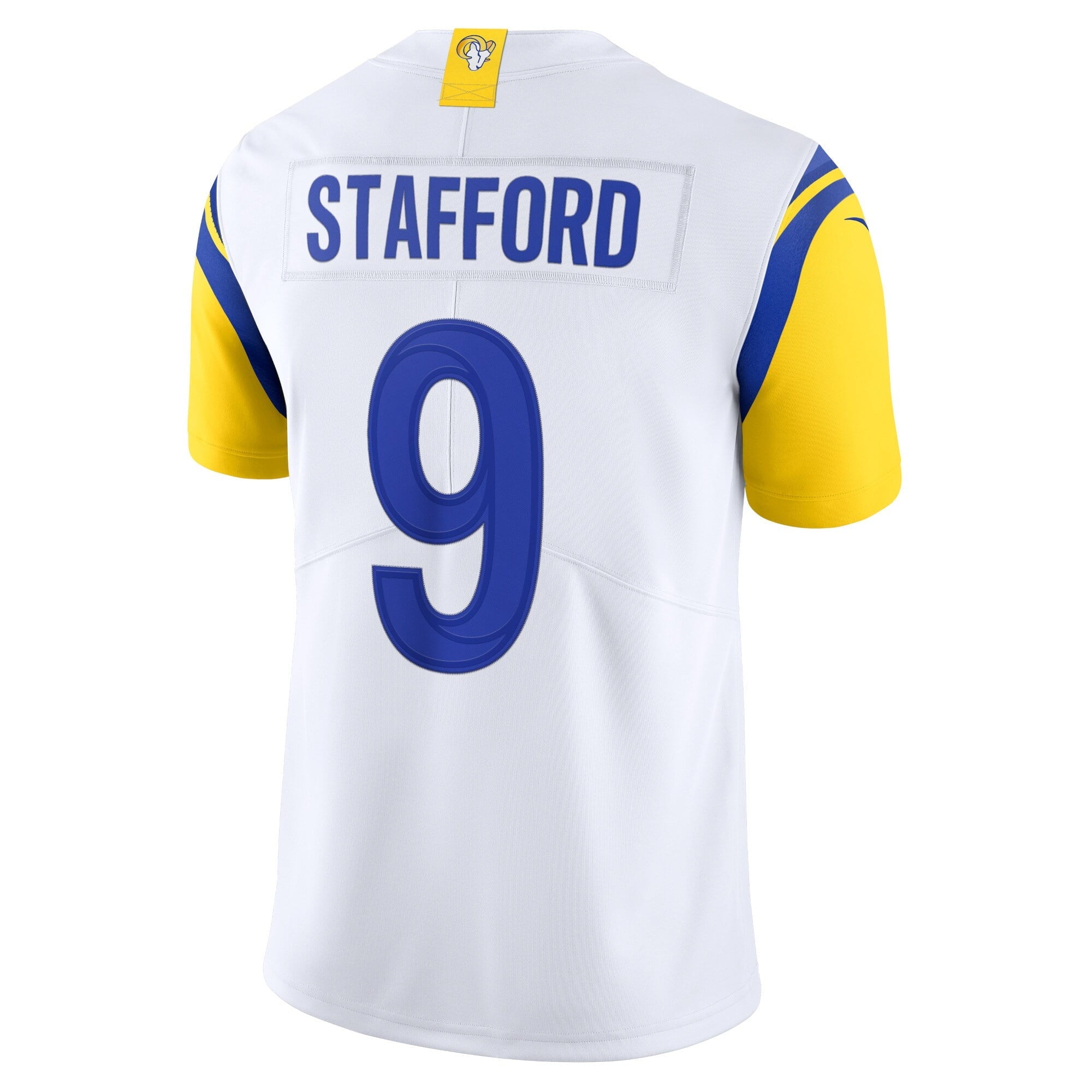Men's Nike Matthew Stafford White Los Angeles Rams Alternate Vapor Limited Jersey - vstockx