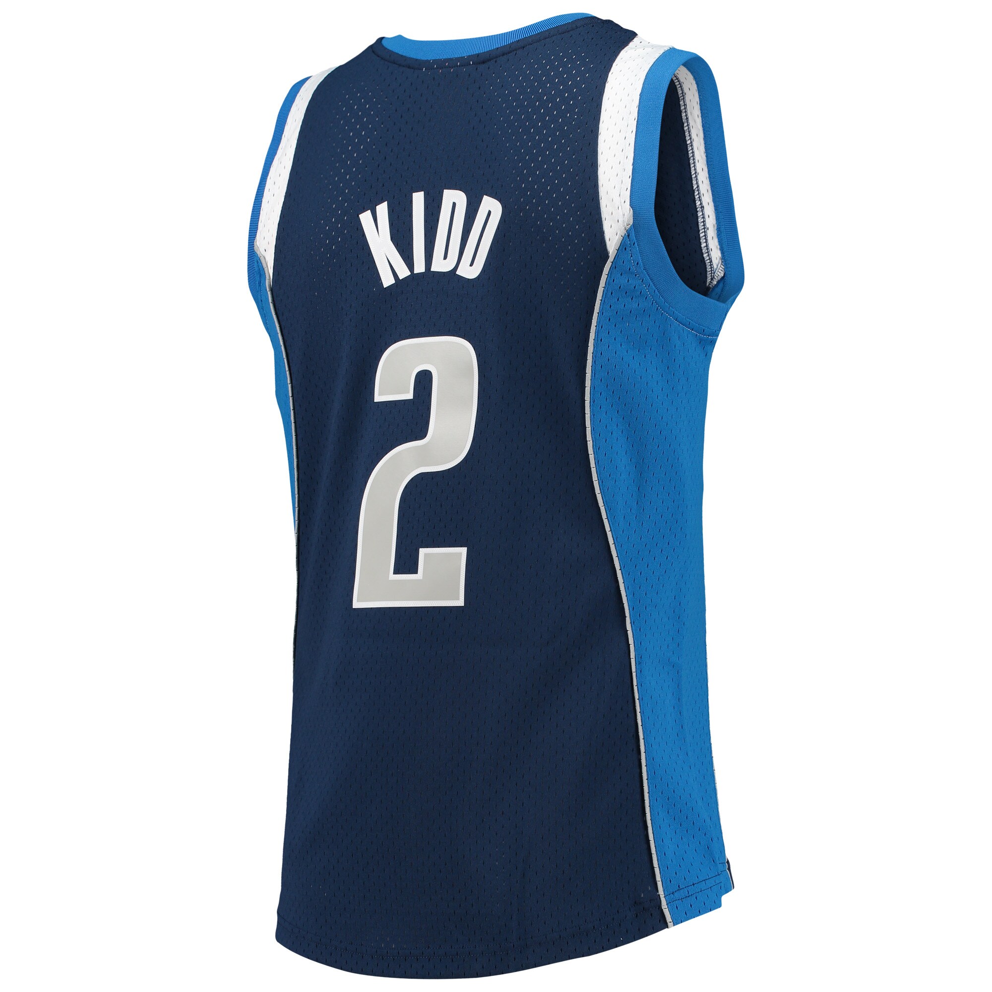 Jason Kidd Dallas Mavericks Mitchell & Ness Hardwood Classics Swingman Jersey - Navy - vstockx