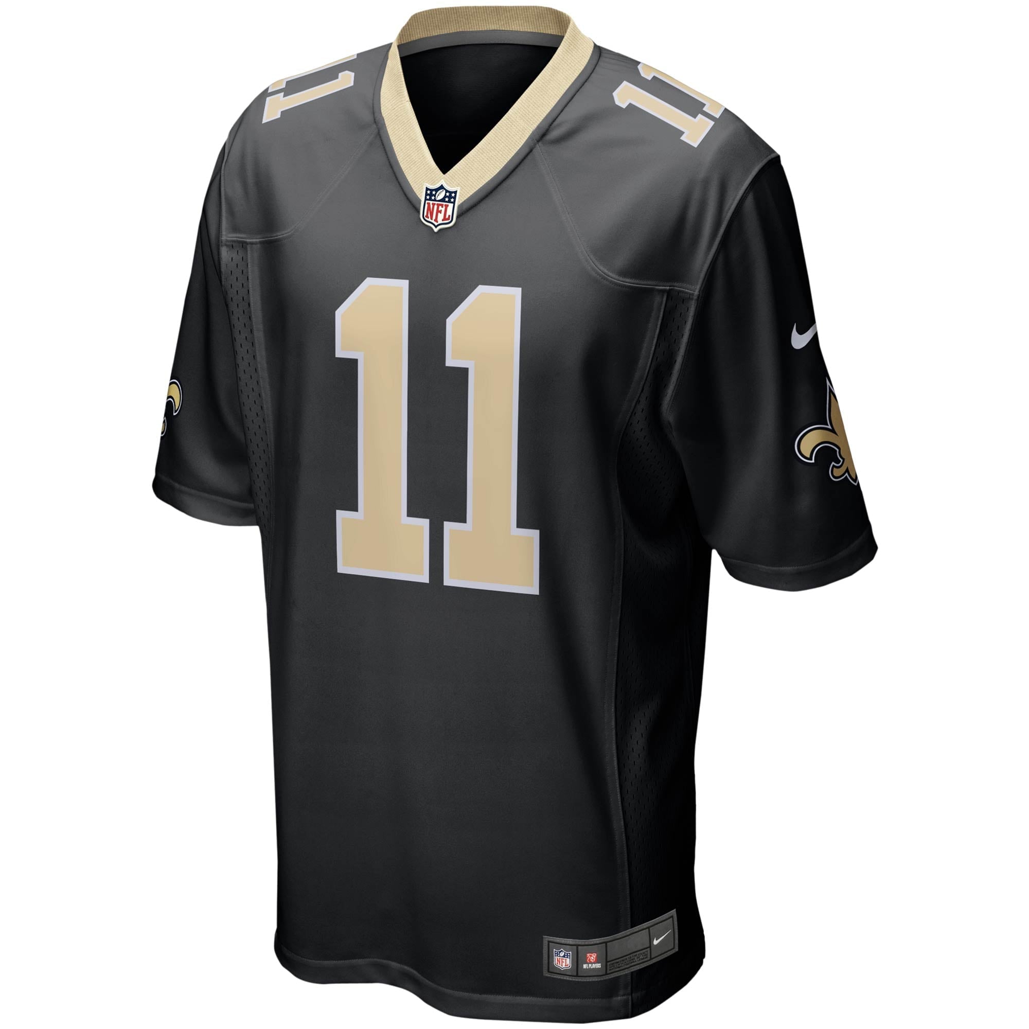 Men's Nike Deonte Harris Black New Orleans Saints Game Player Jersey - vstockx