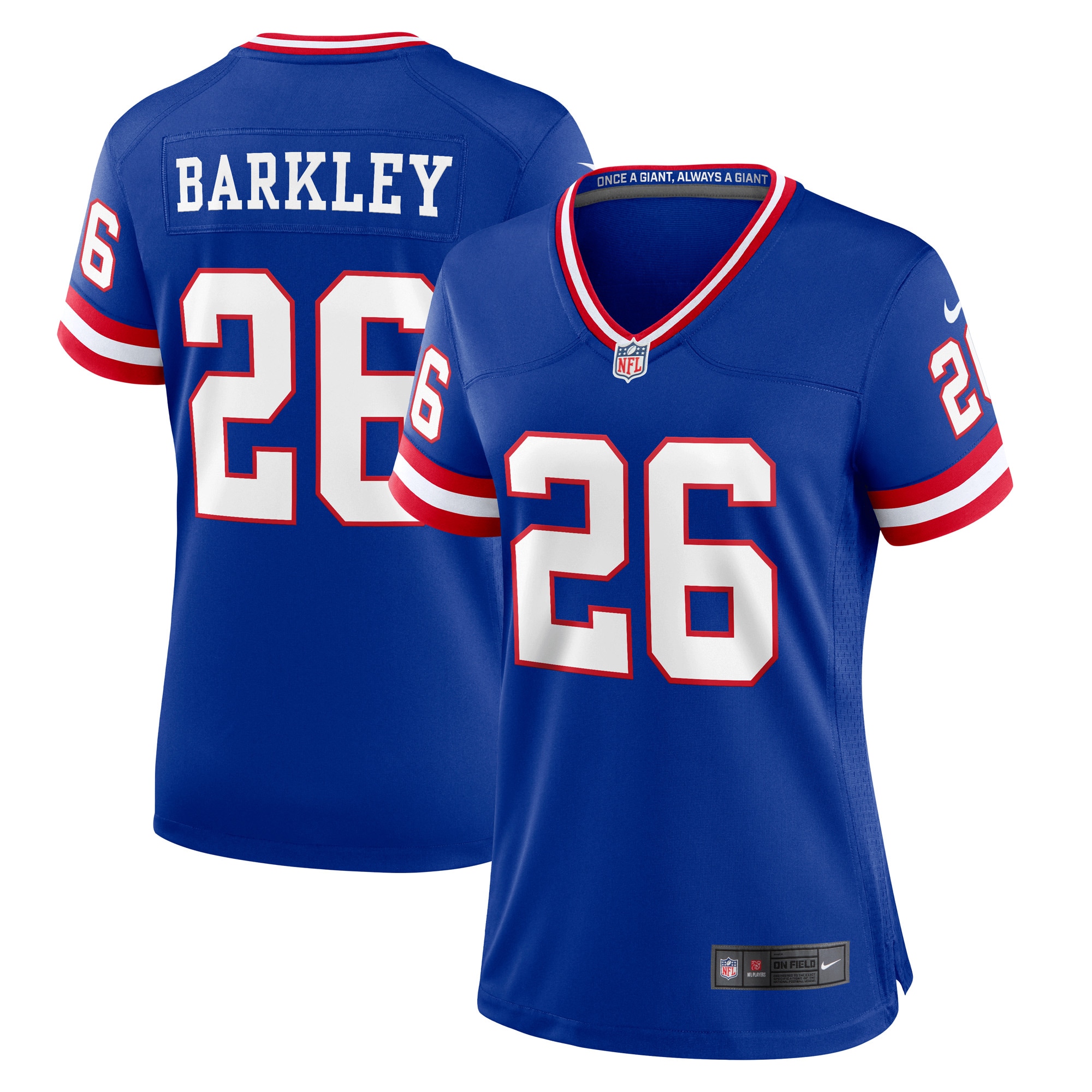 Saquon Barkley New York Giants Nike Women's Player Jersey - Royal - vstockx