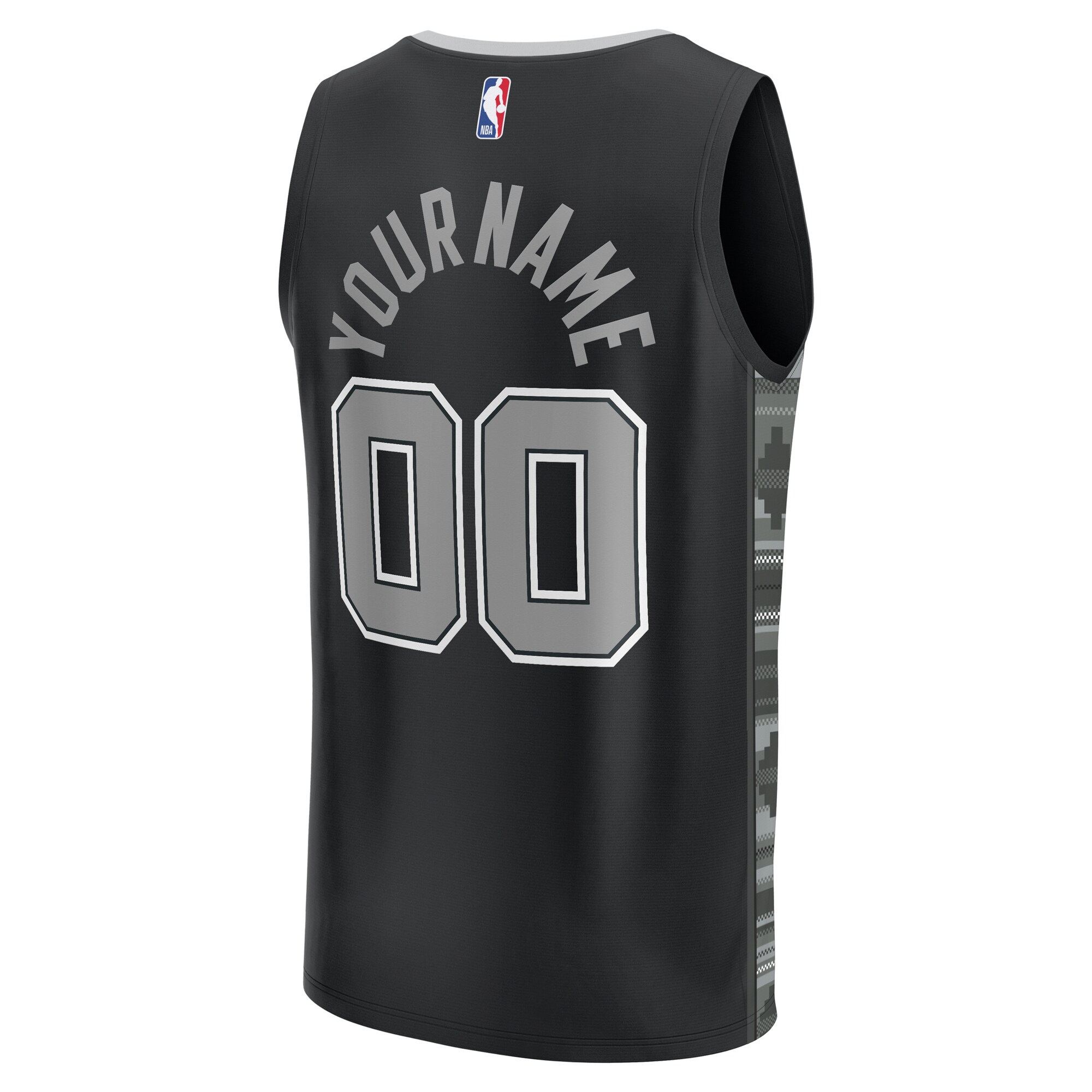 San Antonio Spurs Fanatics Branded 2022/23 Fast Break Custom Replica Jersey - Black - Statement Edition - vstockx