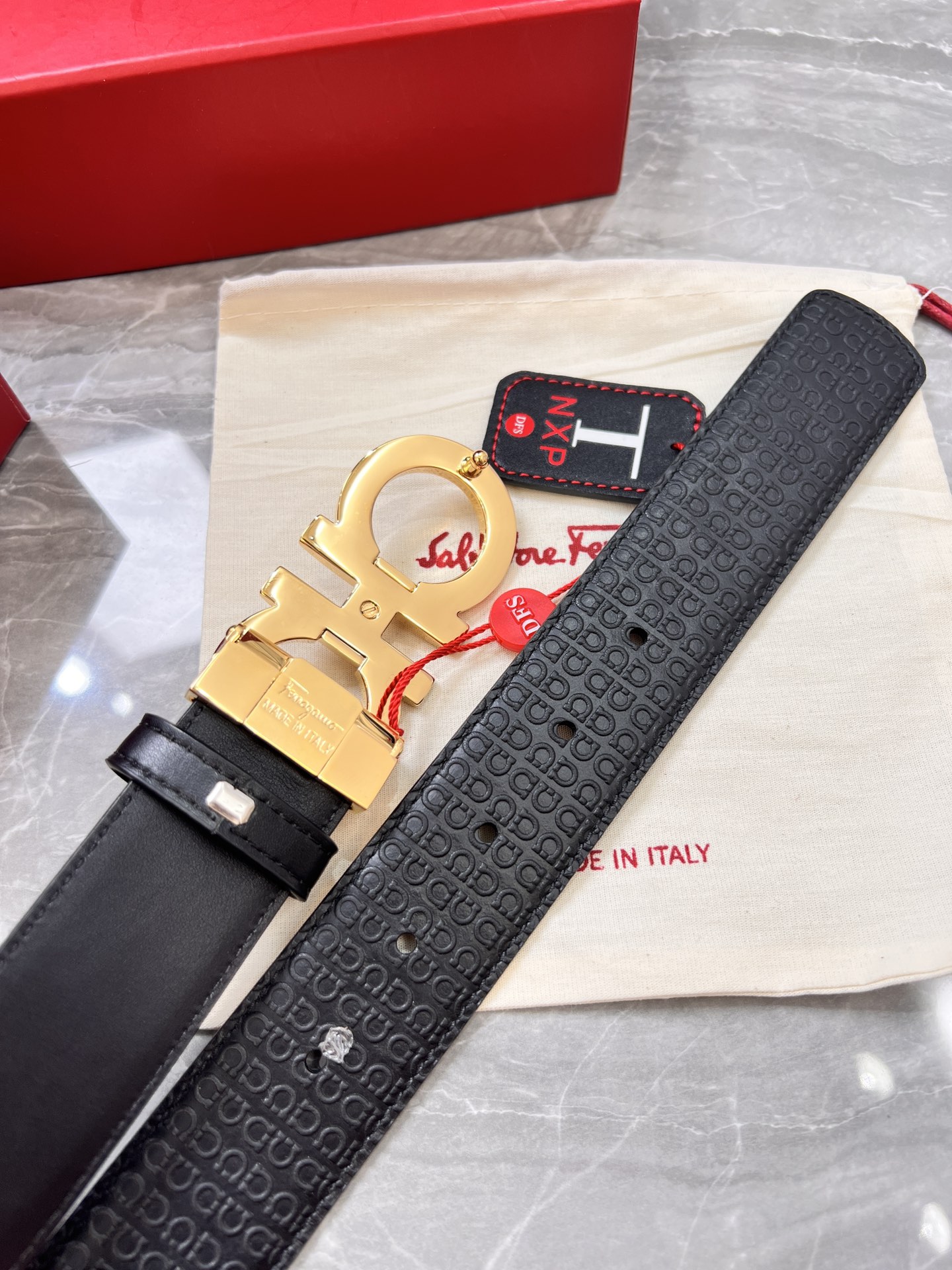 Streetwear Belt Ferragamo 319978 size:3.5cm - vstockx