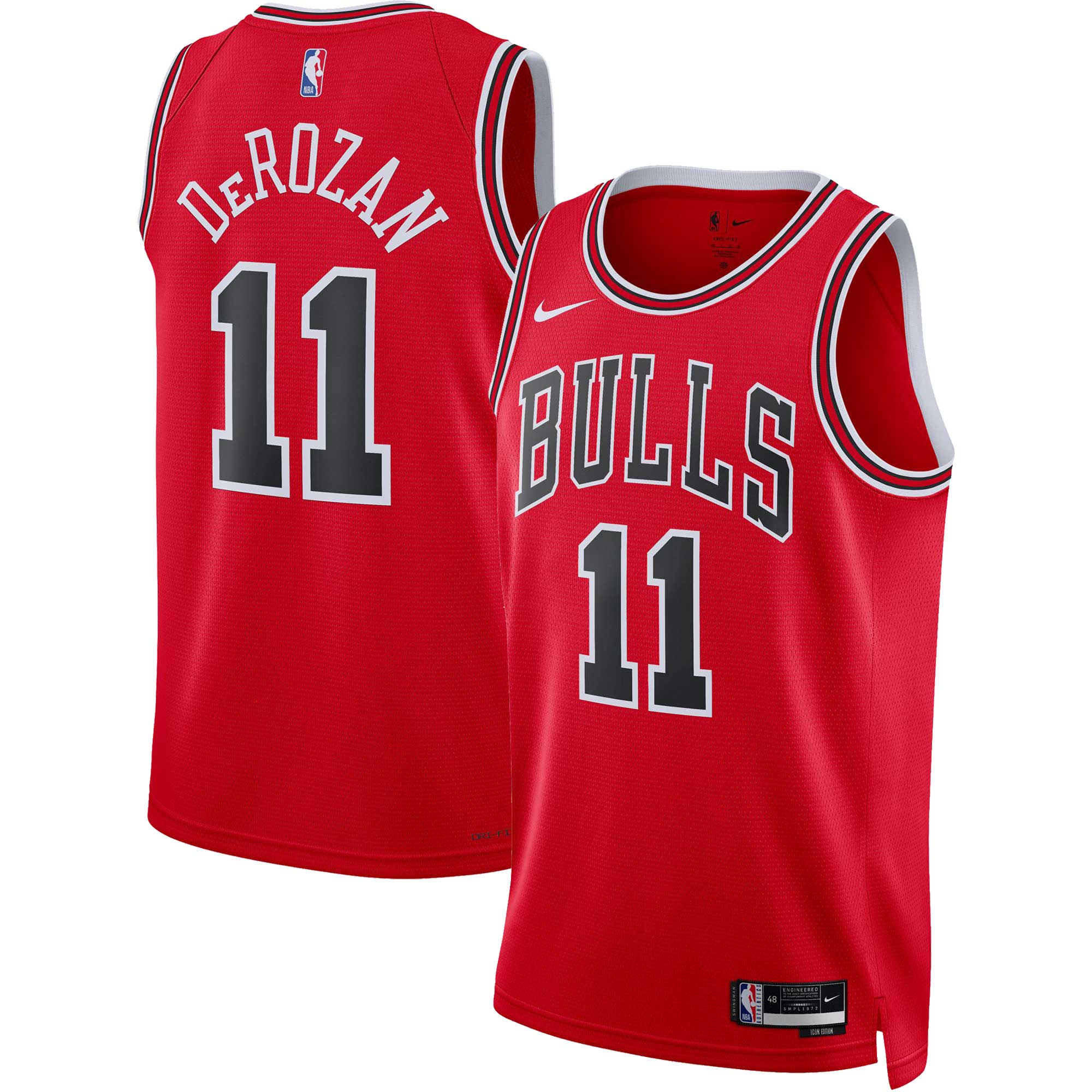 DeMar DeRozan Chicago Bulls Nike Unisex Swingman Jersey - Association Edition - Red - vstockx