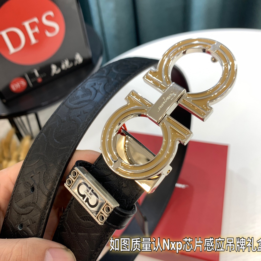 Streetwear Belt Ferragamo 319638 size:3.5cm - vstockx
