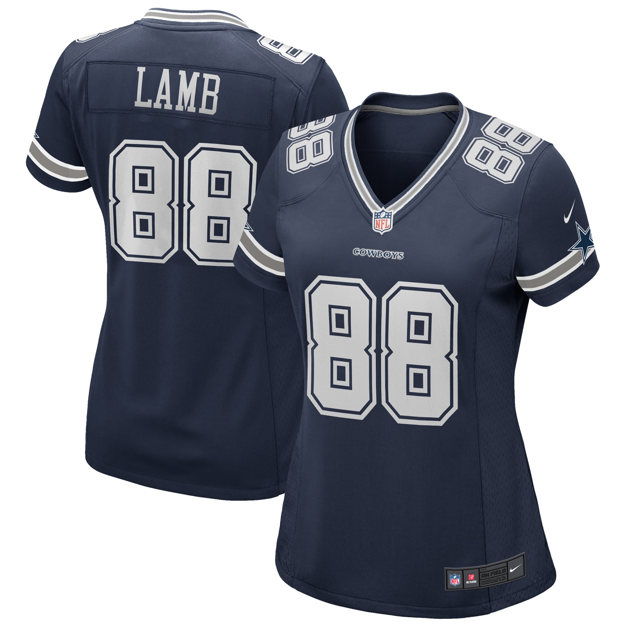 CeeDee Lamb Dallas Cowboys Nike Women's Game Jersey - Navy - vstockx