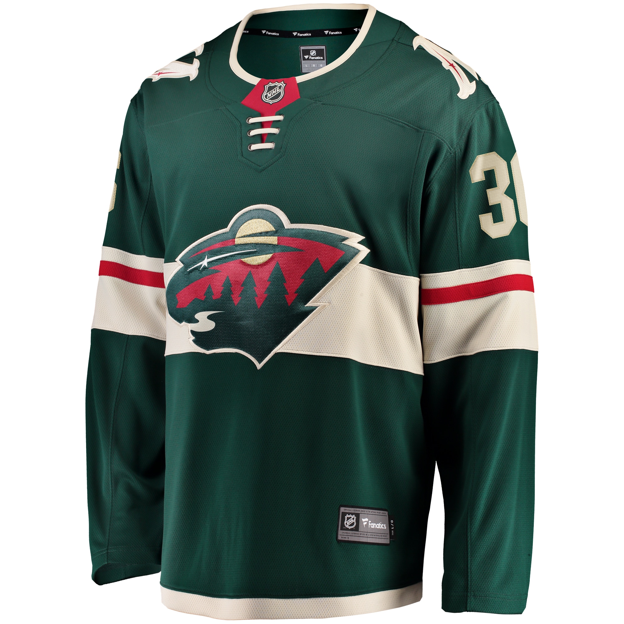 Mats Zuccarello Minnesota Wild Fanatics Branded Premier Breakaway Player Jersey - Green - vstockx