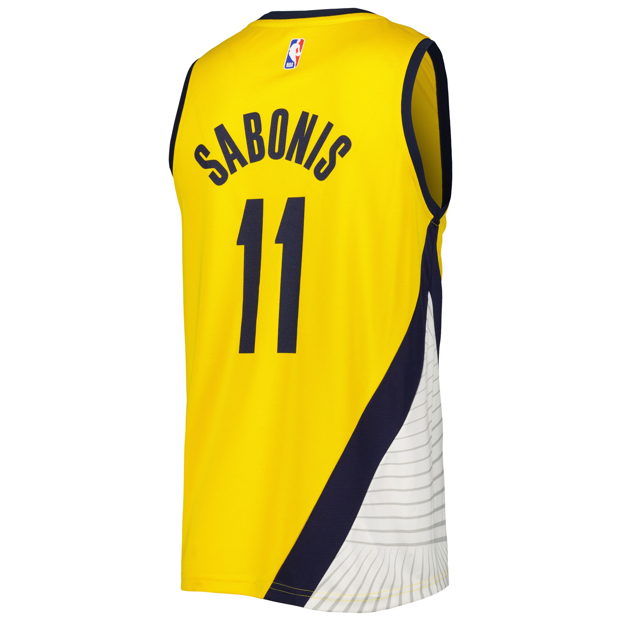 Domantas Sabonis Indiana Pacers Fanatics Branded Fast Break Player Replica Jersey - Statement Edition - Gold - vstockx