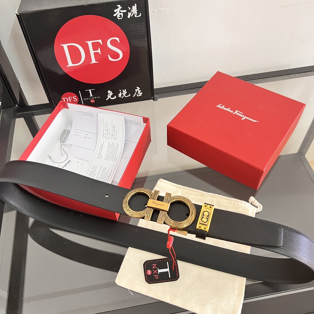 Streetwear Belt Ferragamo 320198 size:3.5cm - vstockx