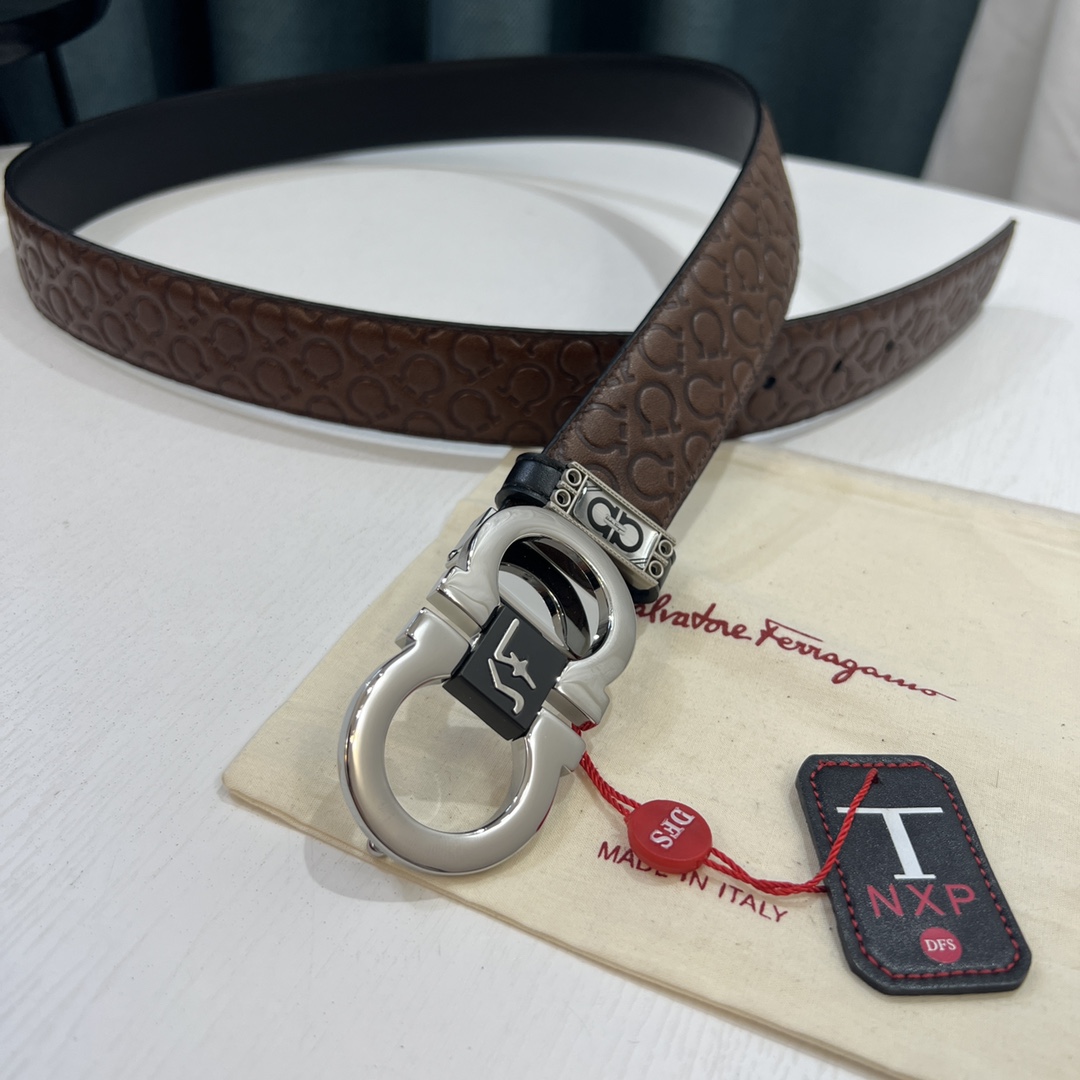 Streetwear Belt Ferragamo 319576 size:3.5cm - vstockx