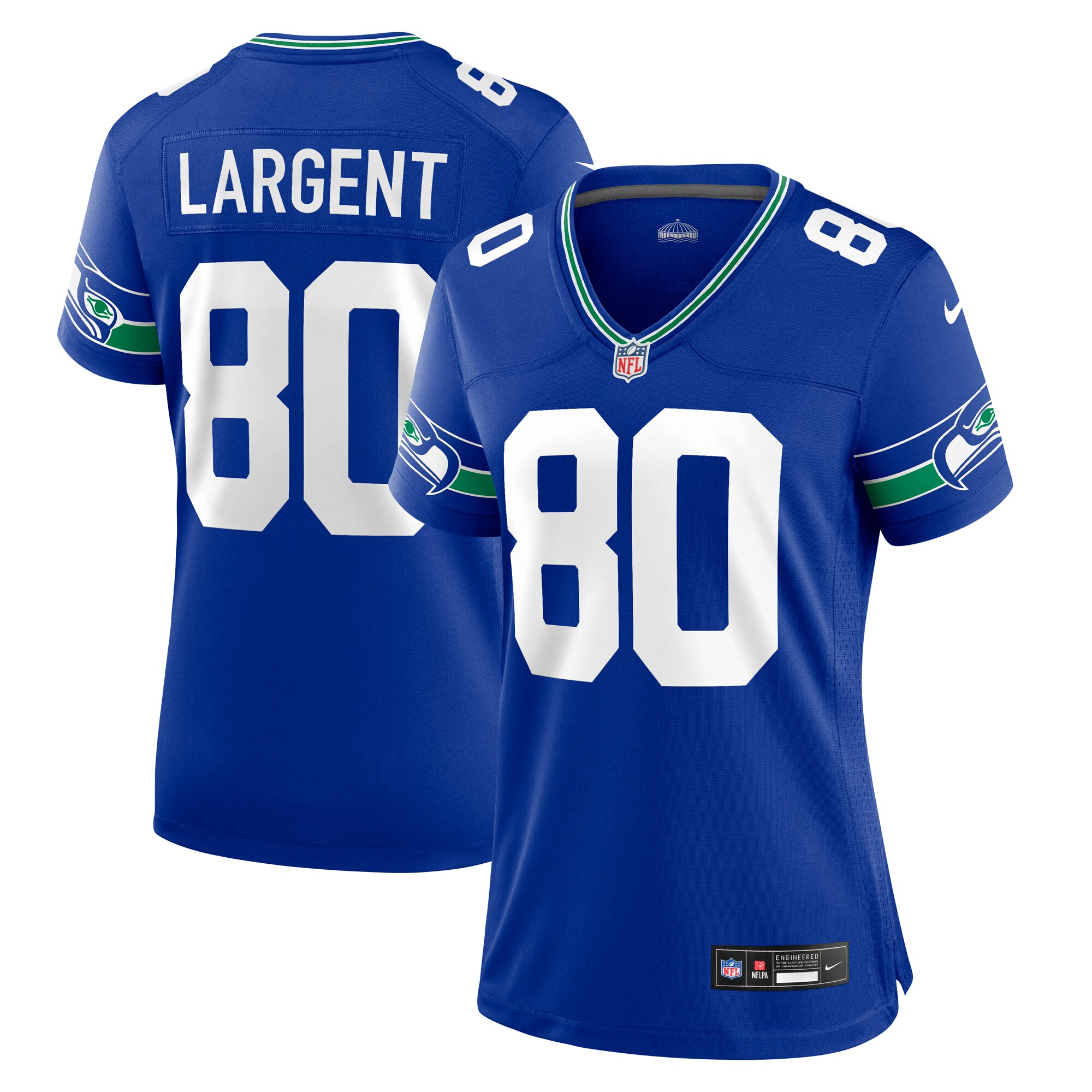 Steve Largent Seattle Seahawks Nike Women's Throwback Retired Player Game Jersey - Royal - vstockx