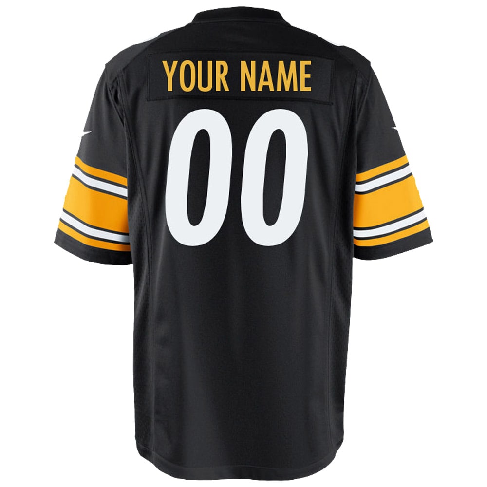Pittsburgh Steelers Nike Youth Custom Game Jersey - Black - vstockx