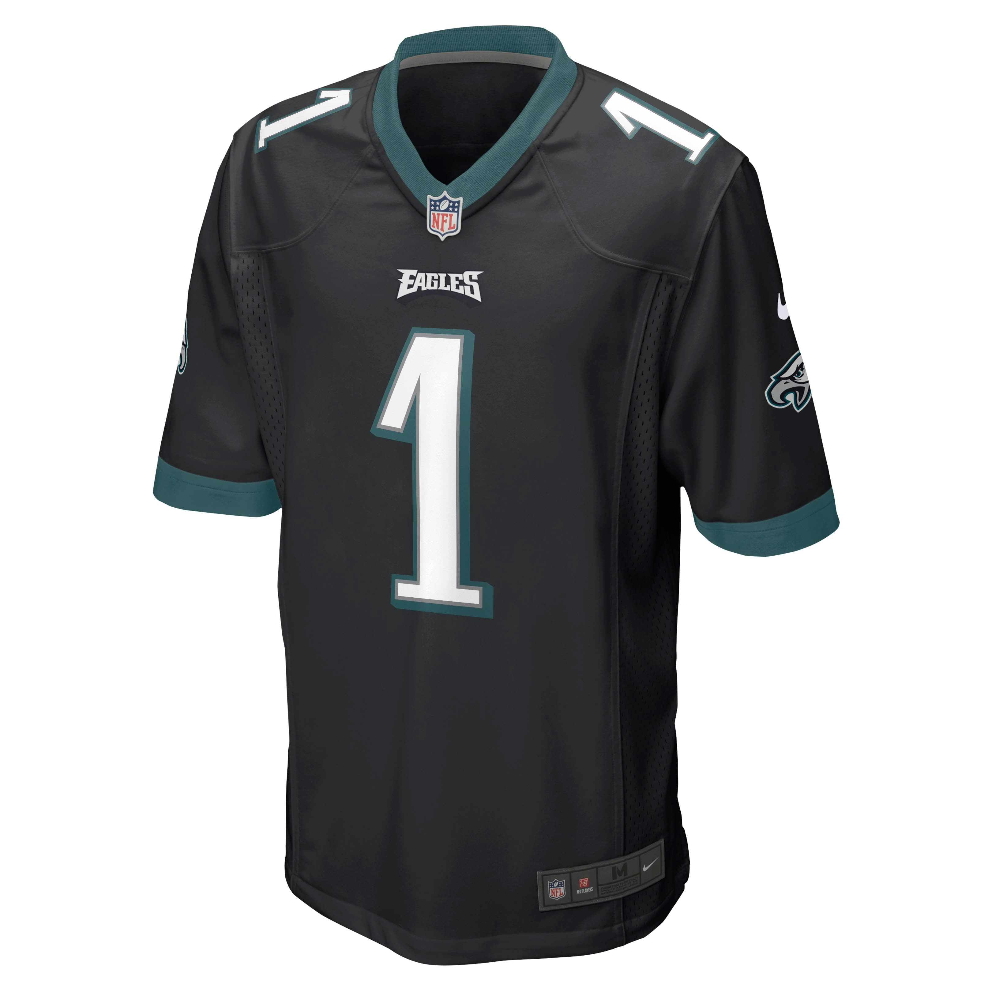 Men's Nike Jalen Hurts Black Philadelphia Eagles Game Jersey - vstockx