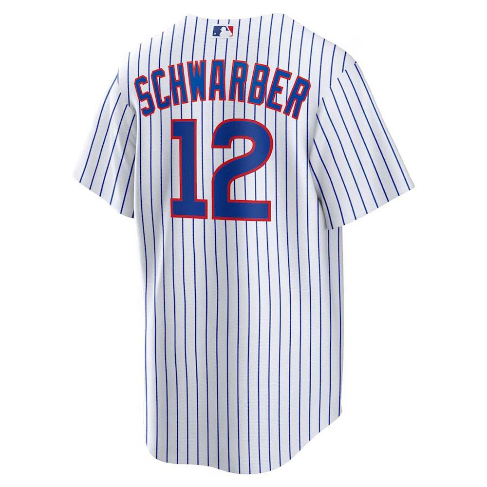 Youth Chicago Cubs Kyle Schwarber Replica Home Jersey - White - vstockx