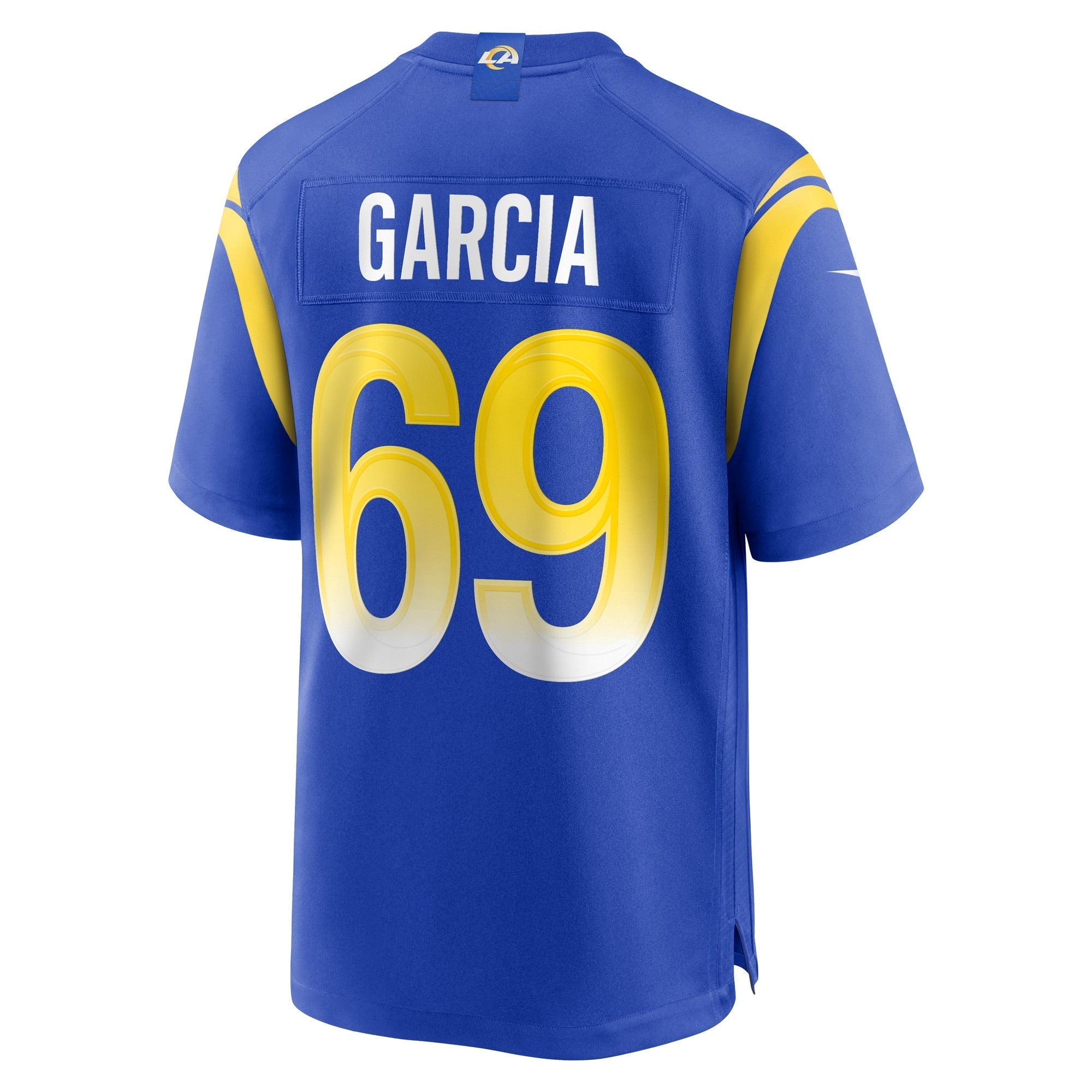 Men's Nike Elijah Garcia Royal Los Angeles Rams Game Player Jersey - vstockx