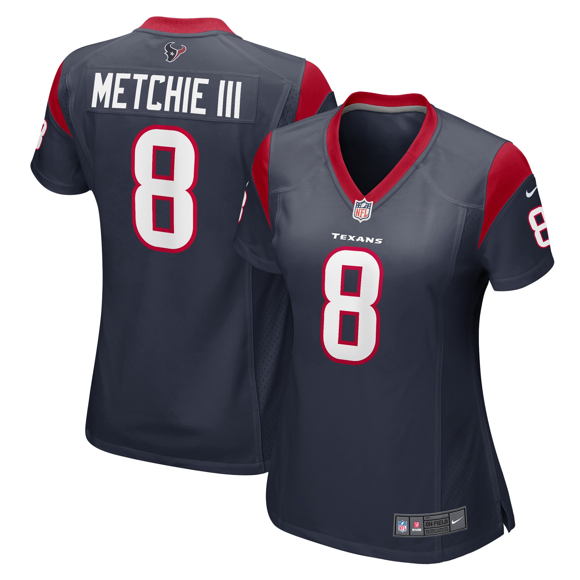 John Metchie III Houston Texans Nike Women's Game Player Jersey - Navy - vstockx