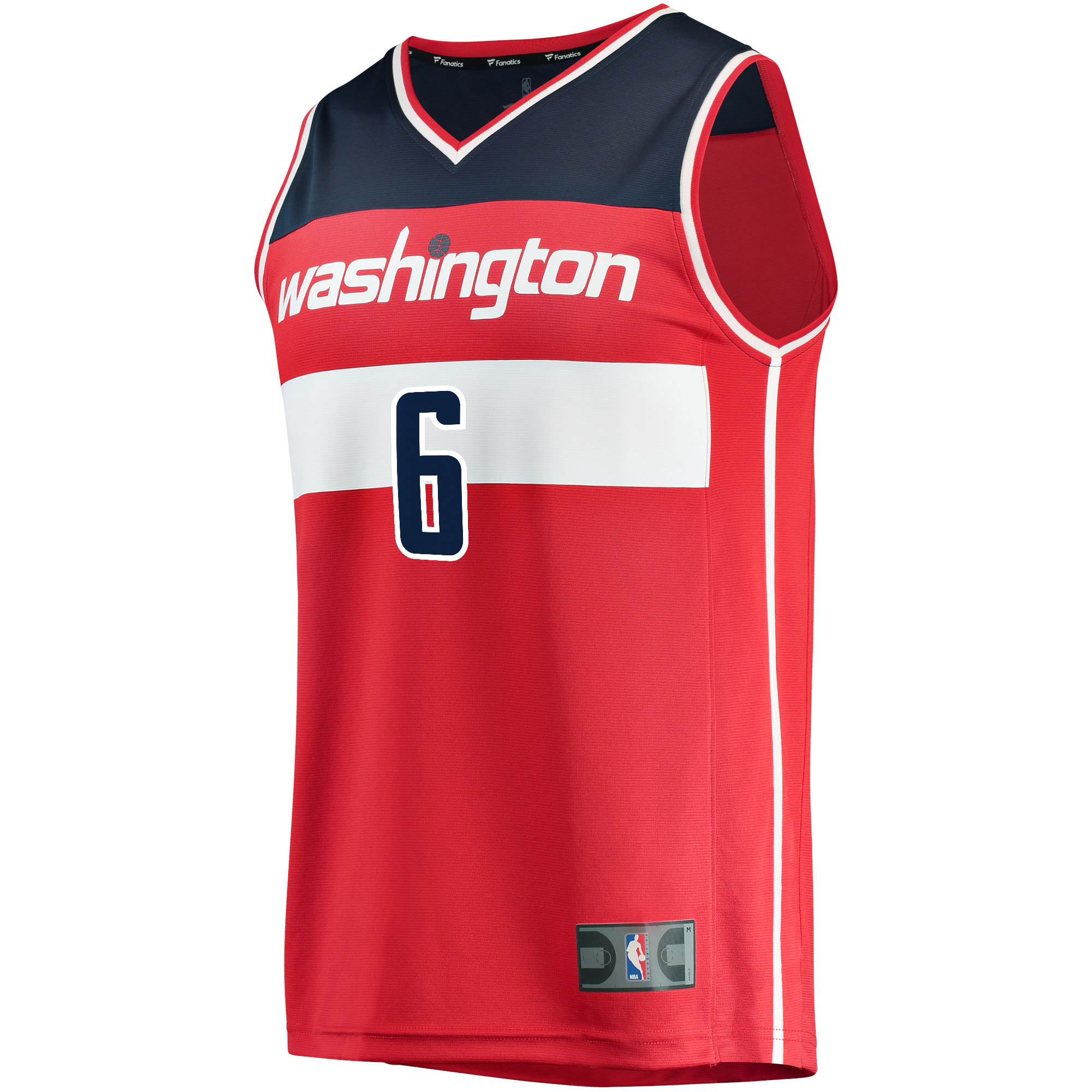 Kristaps Porzingis Washington Wizards Fanatics Branded Fast Break Replica Jersey - Icon Edition - Red - vstockx