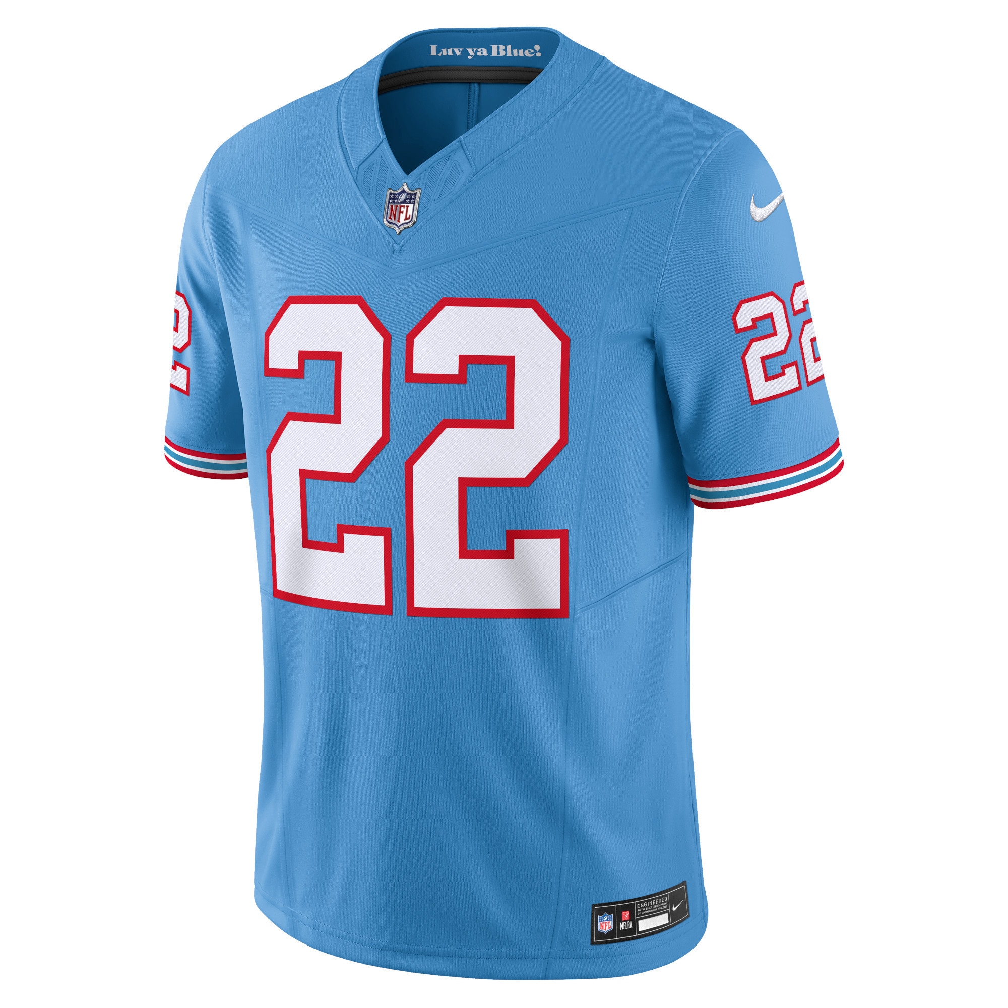 Derrick Henry Tennessee Titans Nike Vapor F.U.S.E. Limited Jersey - Light Blue - vstockx